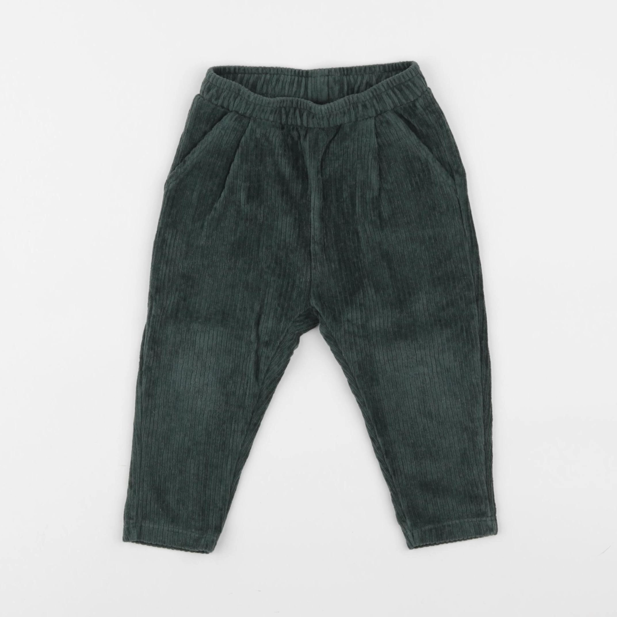 Zara - pantalon vert - 12/18 mois