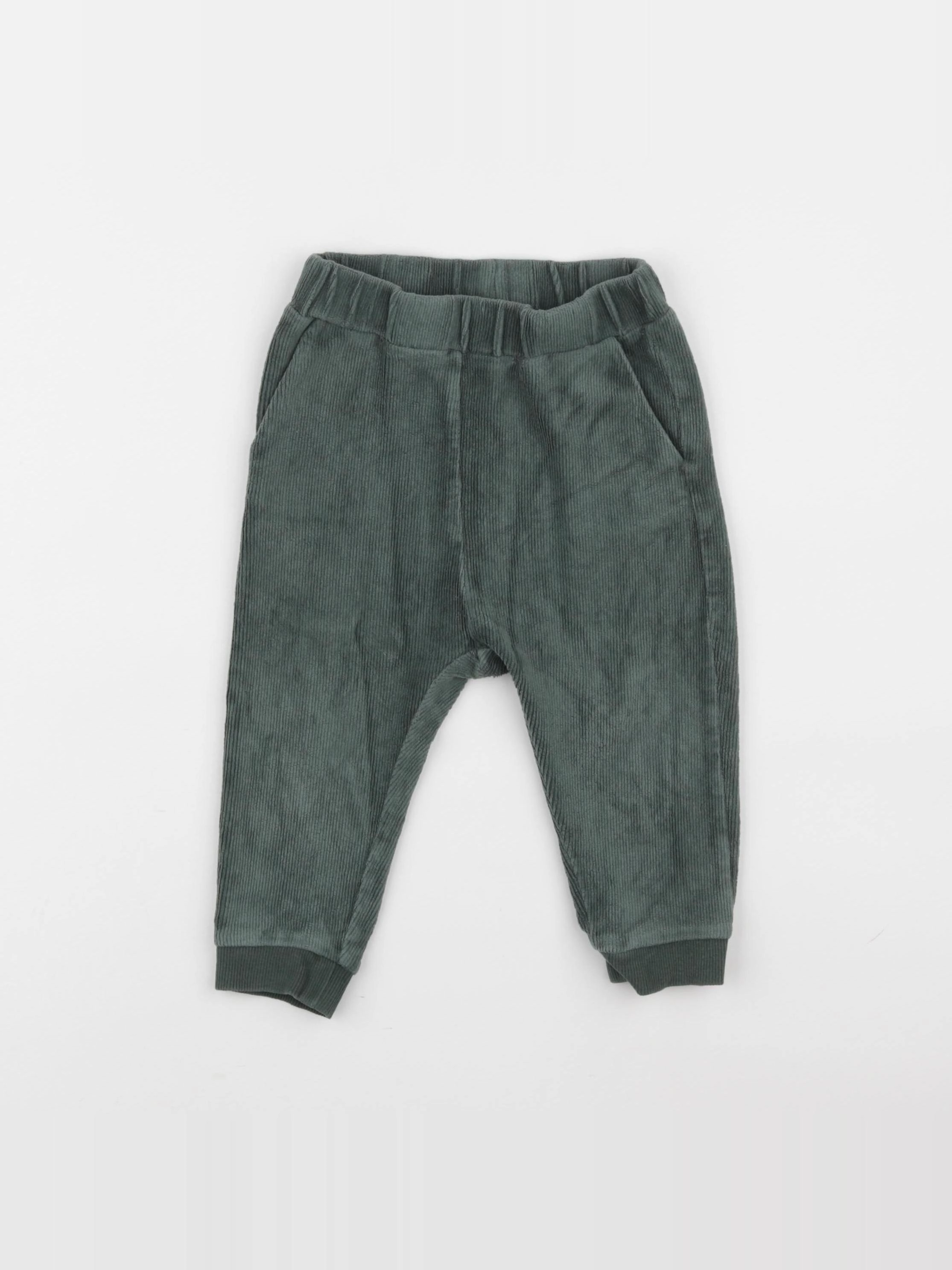 H&M - jogging vert - 9/12 mois