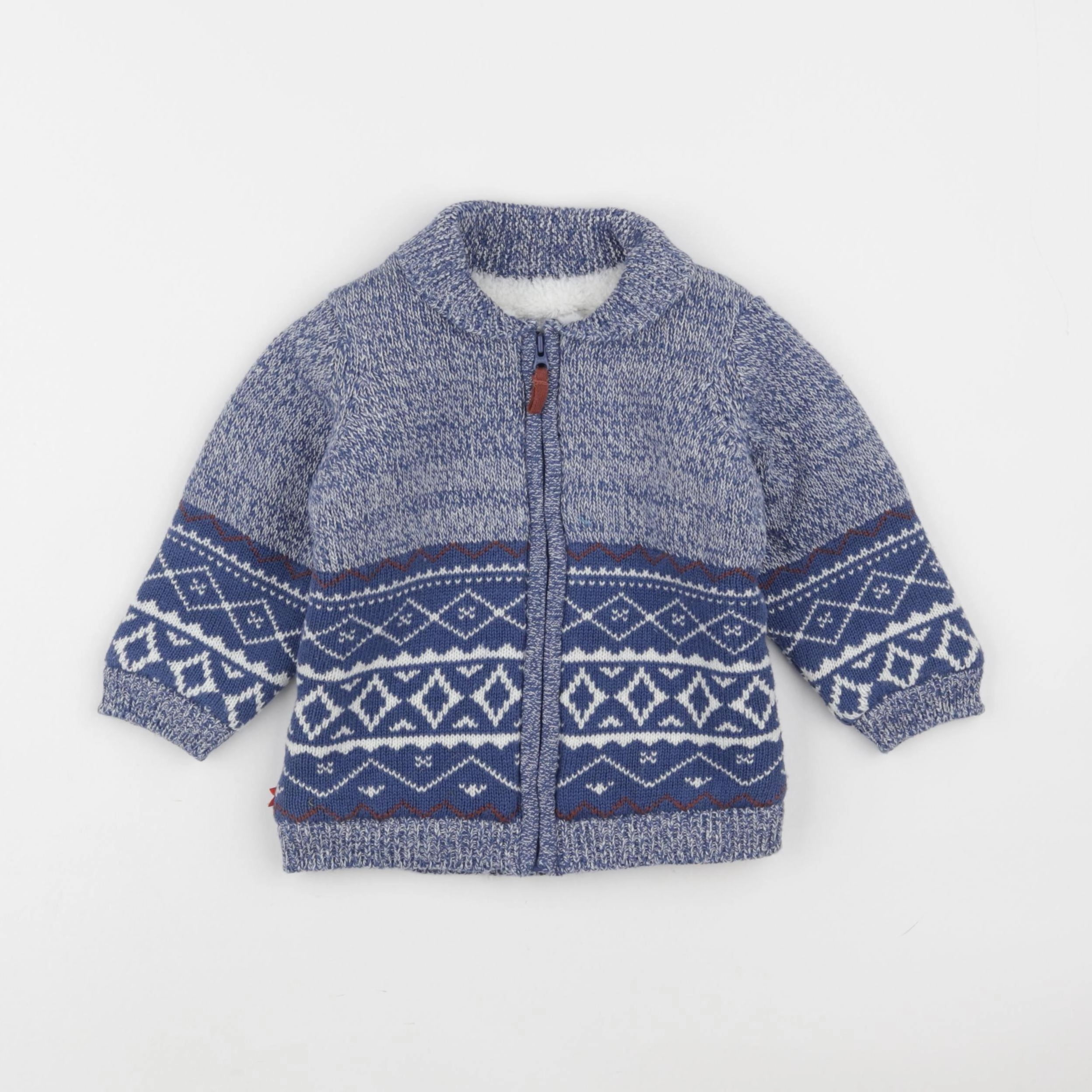 Cadet Rousselle - gilet bleu - 18 mois