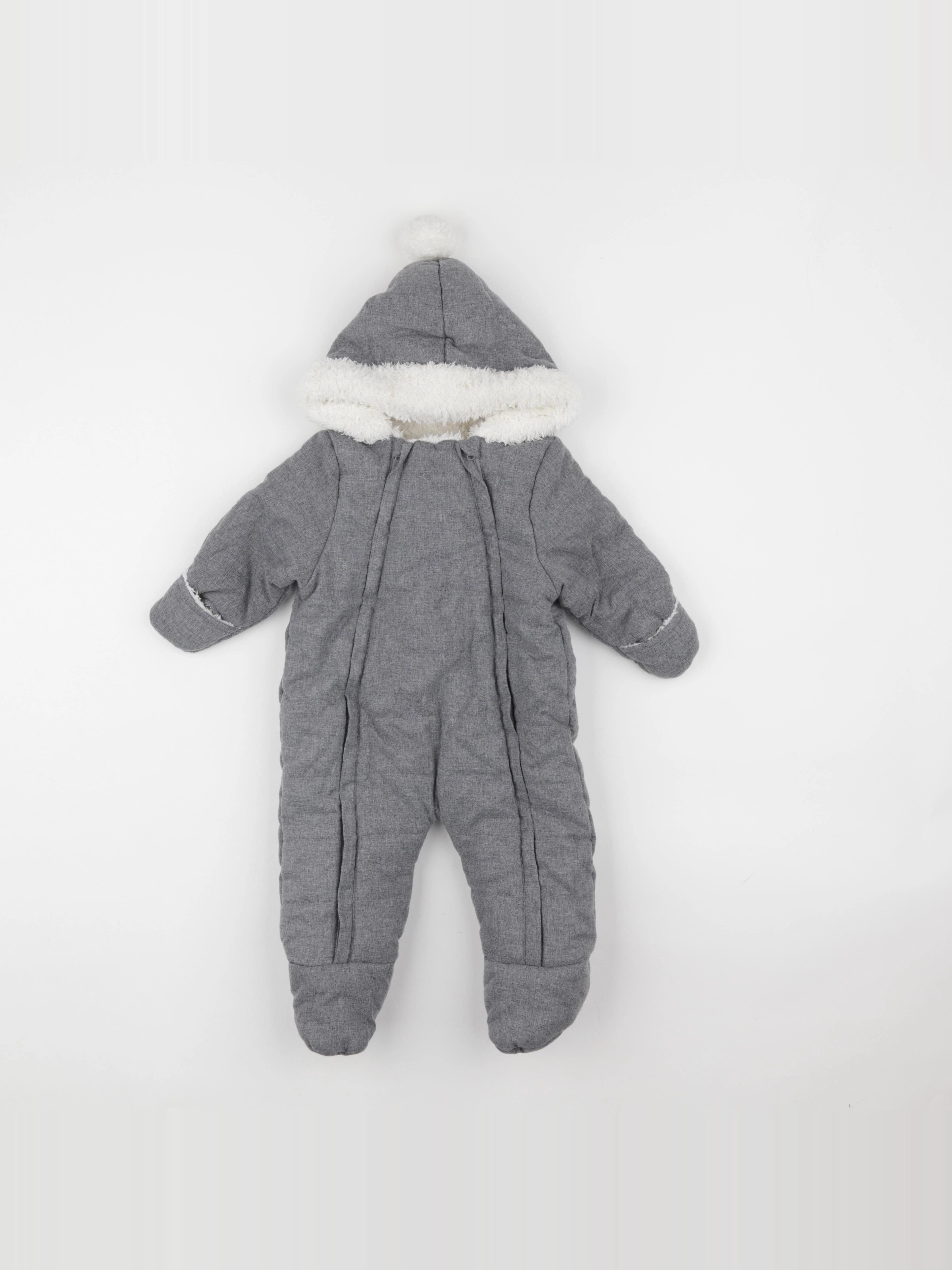 Vertbaudet - combi-pilote gris - 6 mois