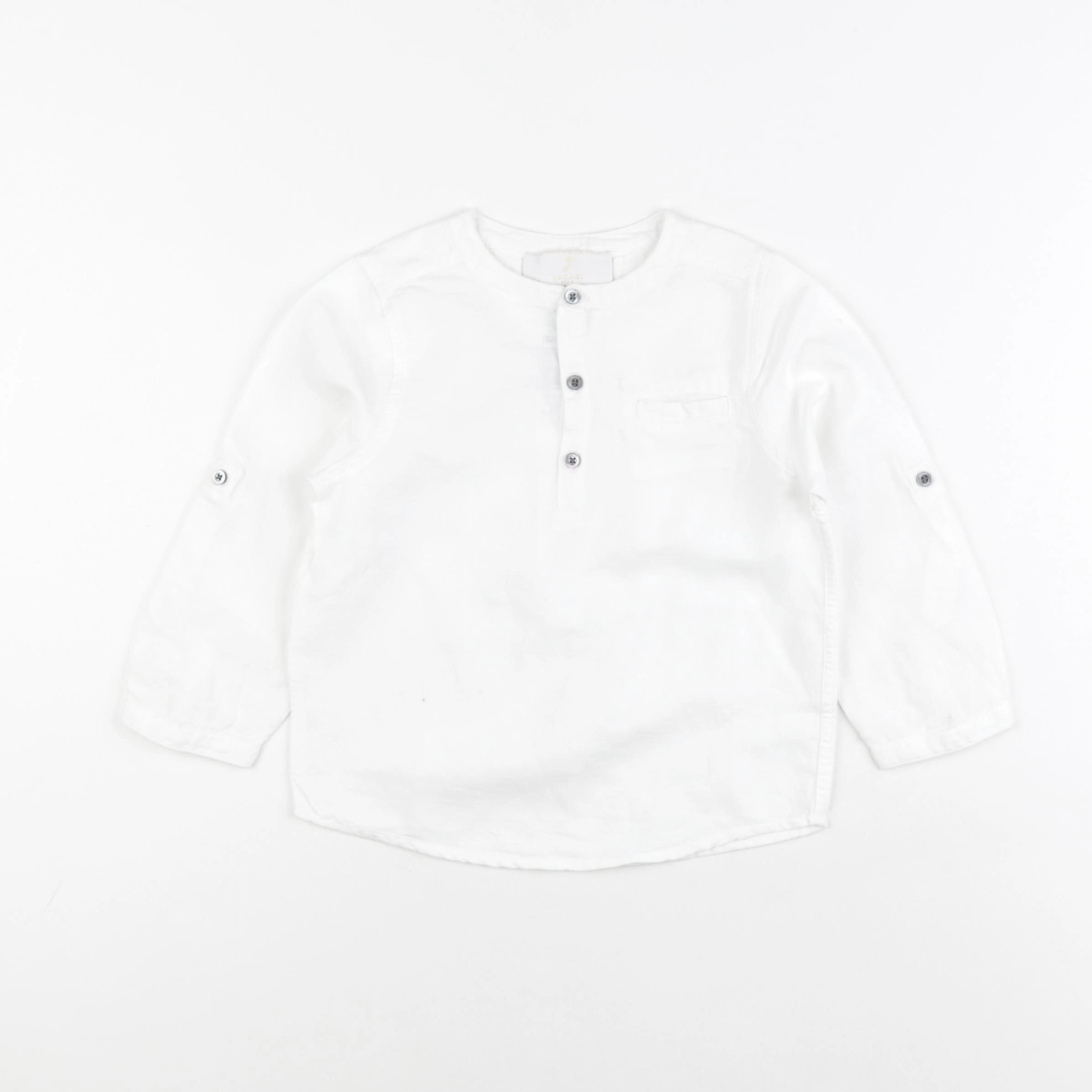 Jacadi - chemise blanc - 24 mois
