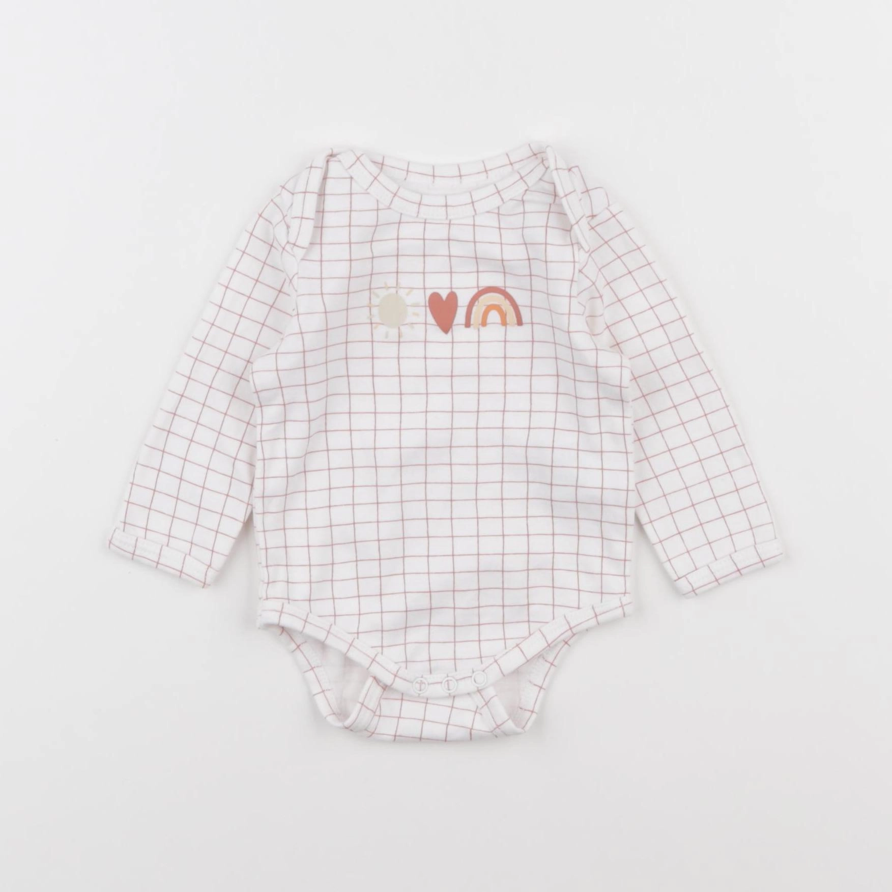 Vertbaudet - body blanc - 3 mois