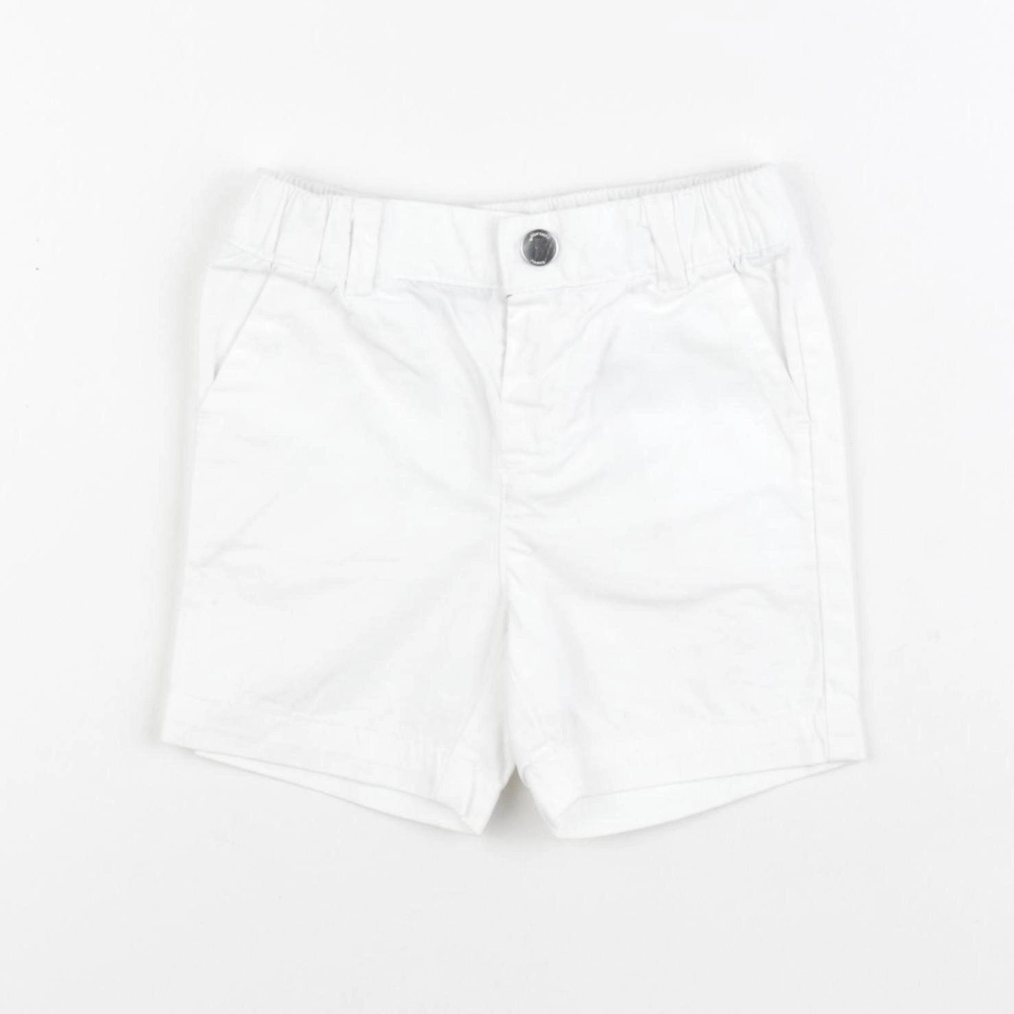 Jacadi - short blanc - 12 mois