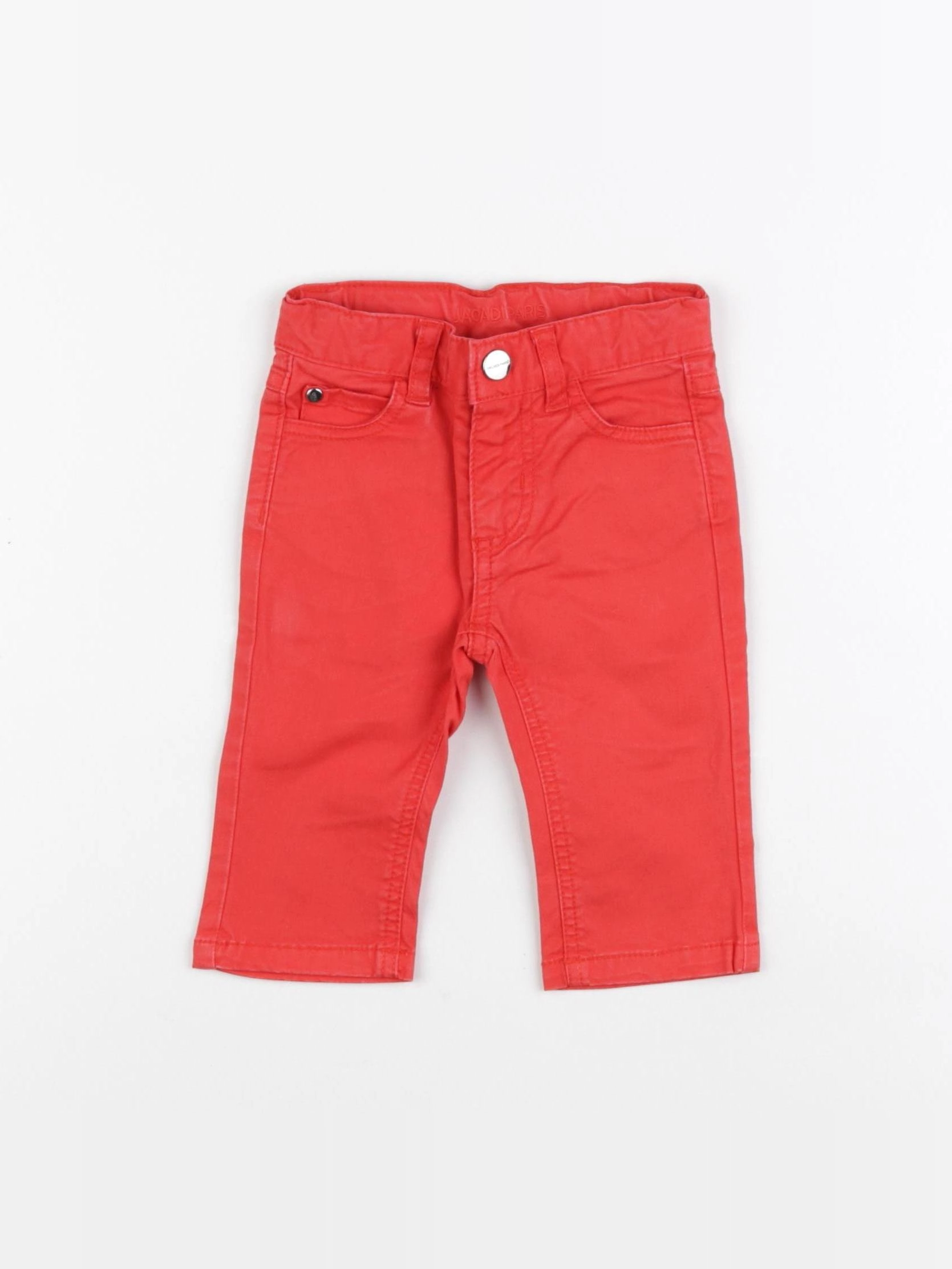 Jacadi - jean rouge - 6 mois