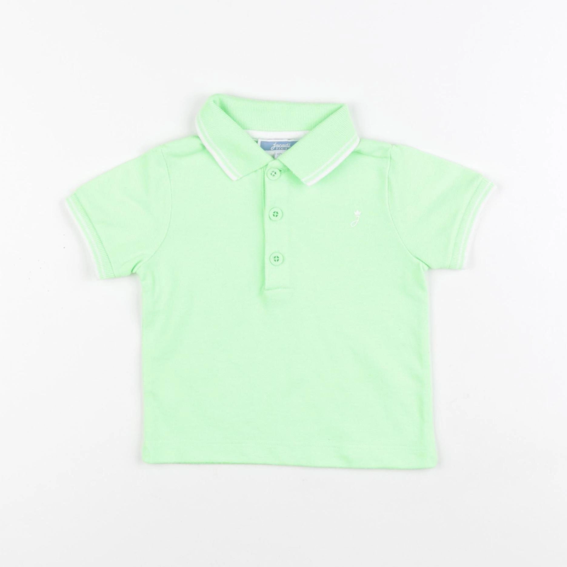 Jacadi - polo vert fluo - 12 mois