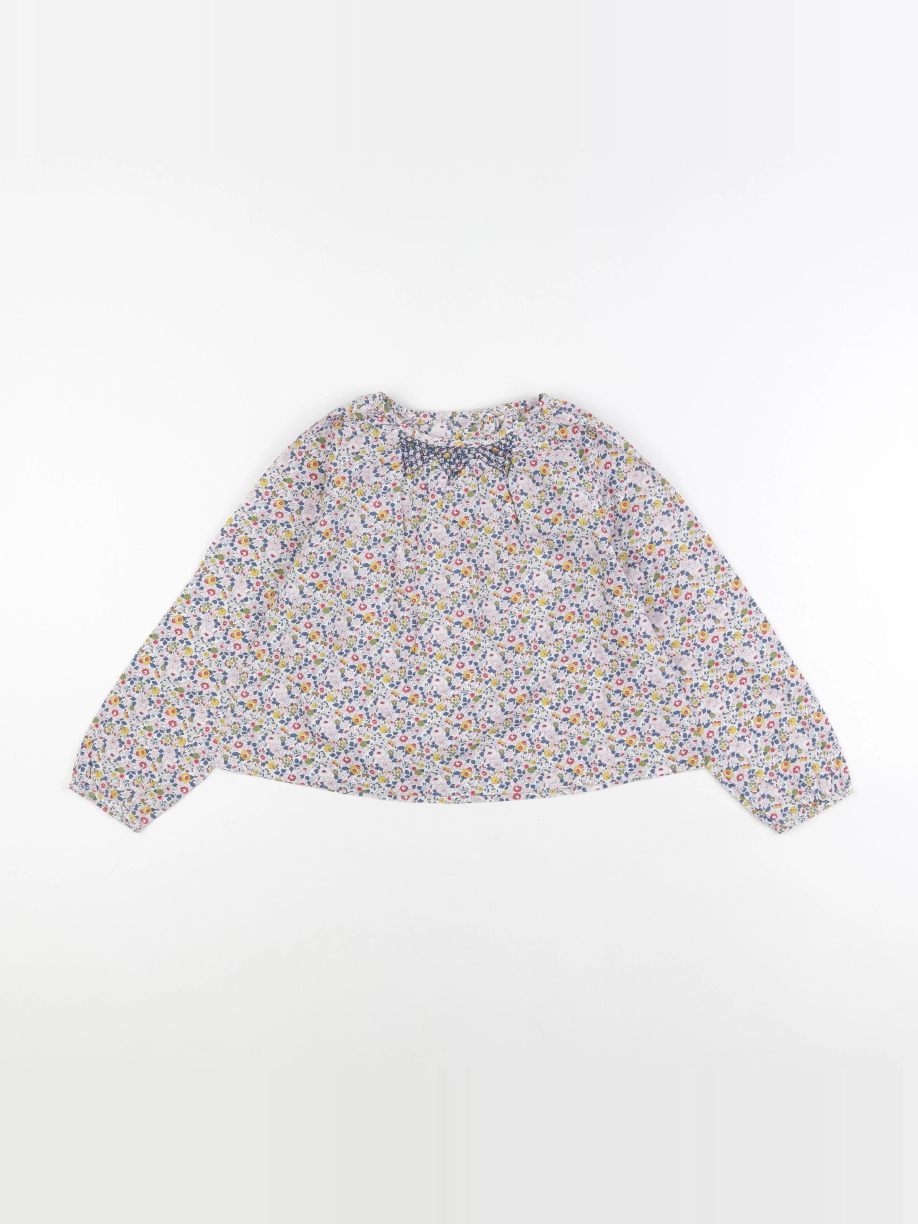 Jacadi - blouse liberty multicolore - 6 ans