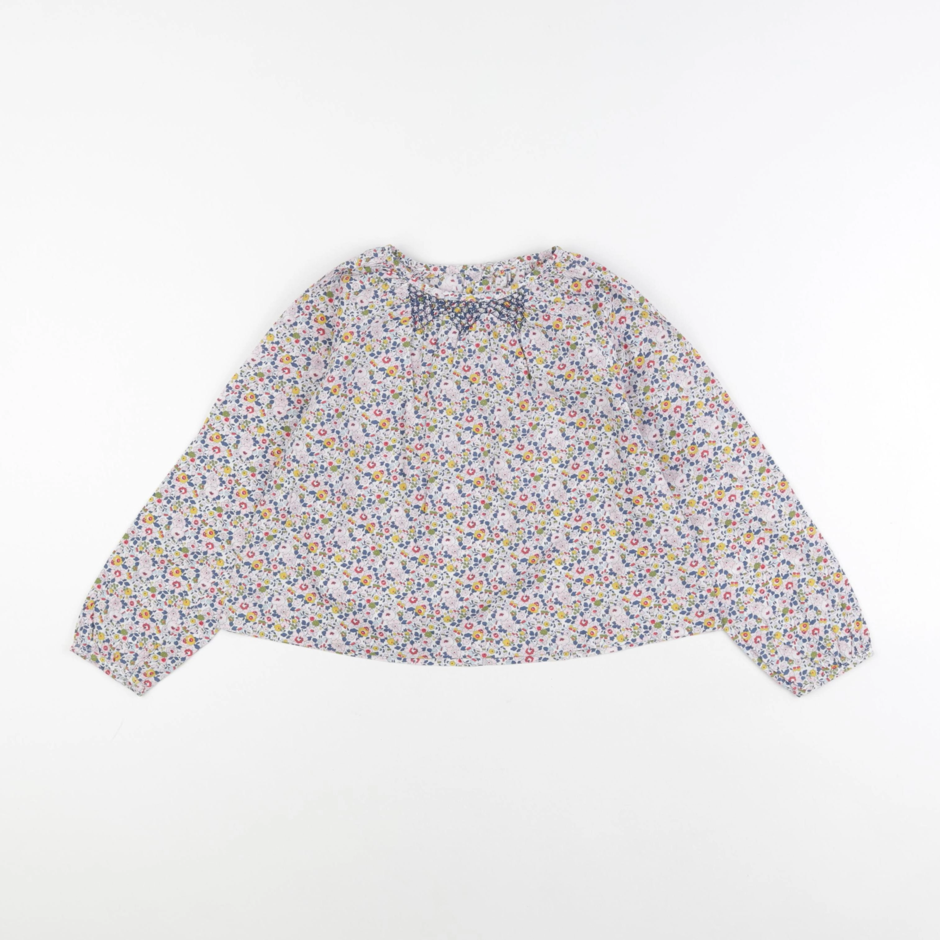 Jacadi - blouse liberty multicolore - 6 ans