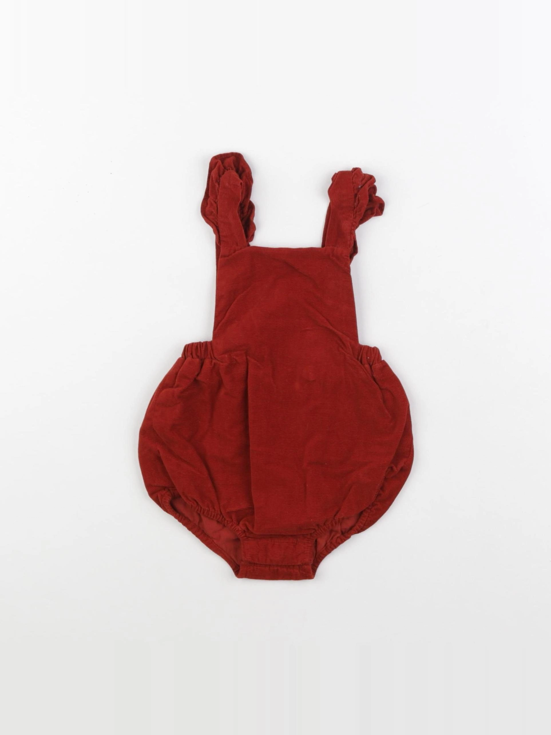 Jacadi - salopette rouge - 6 mois