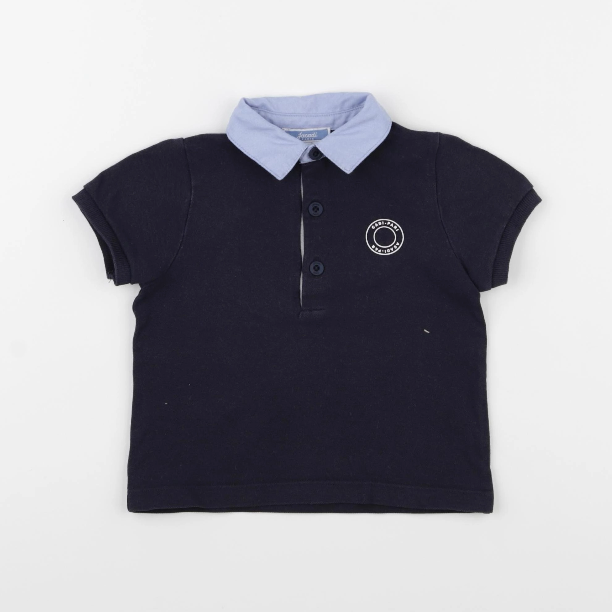 Jacadi - polo bleu - 18 mois