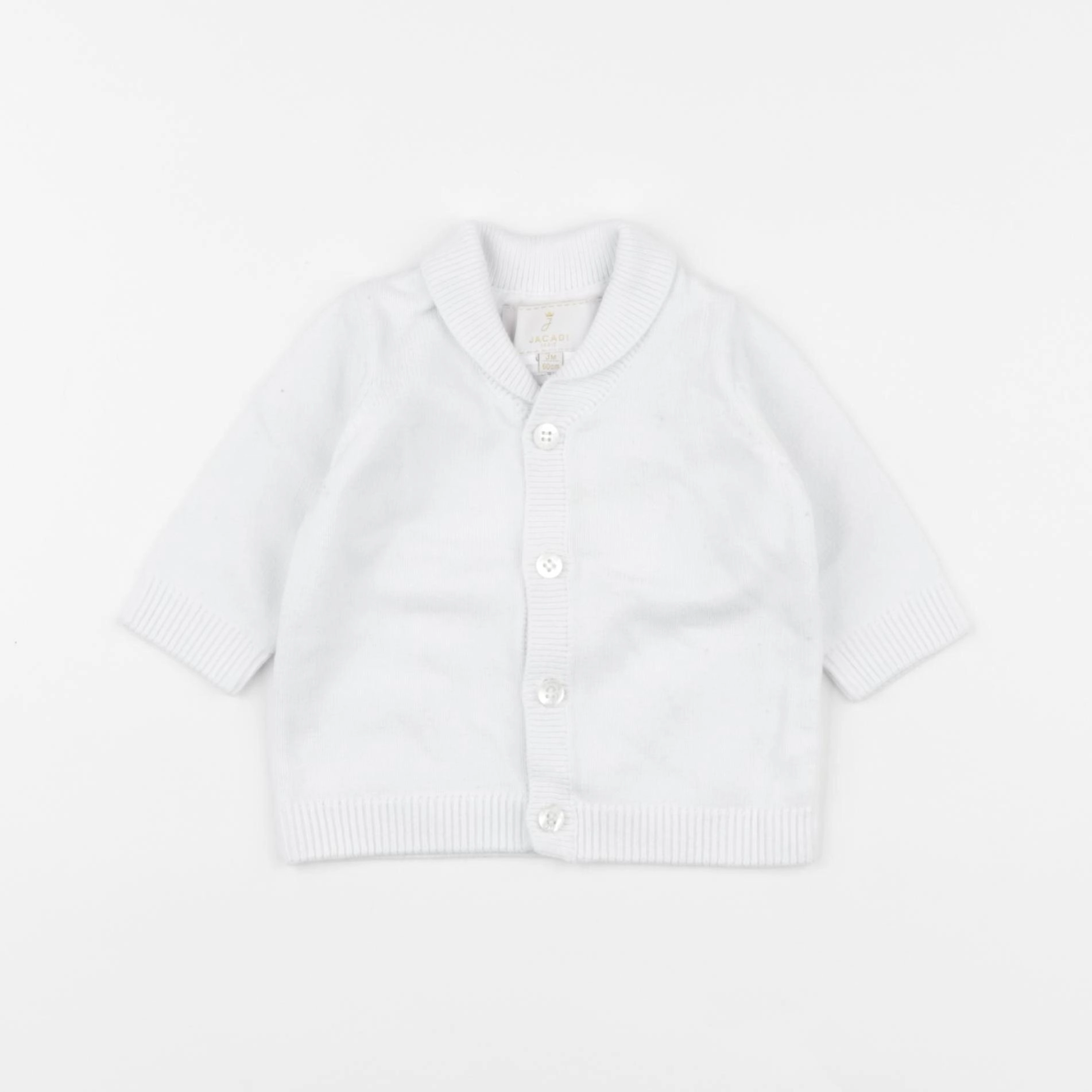 Jacadi - gilet blanc - 3 mois
