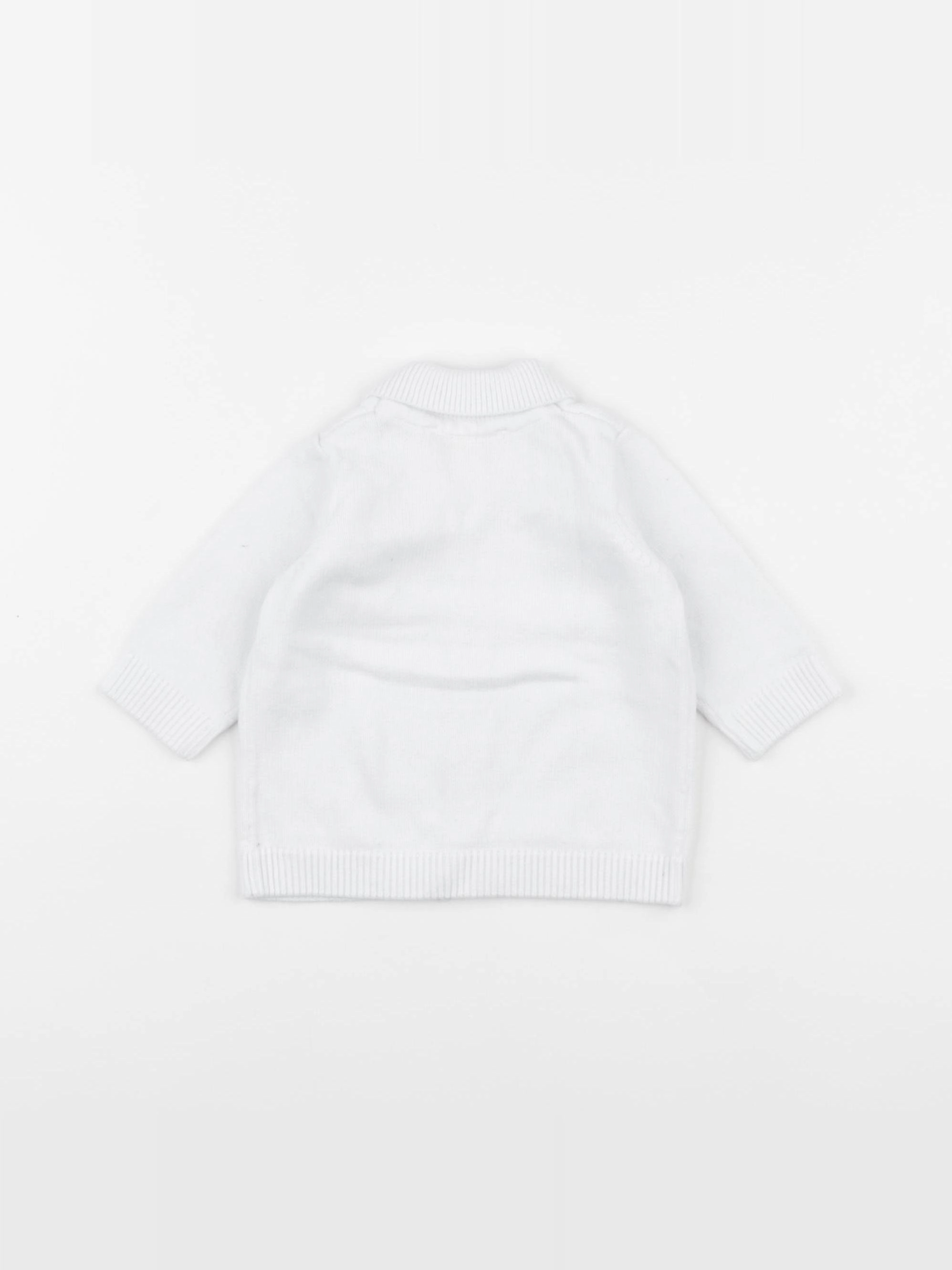 Jacadi - gilet blanc - 3 mois