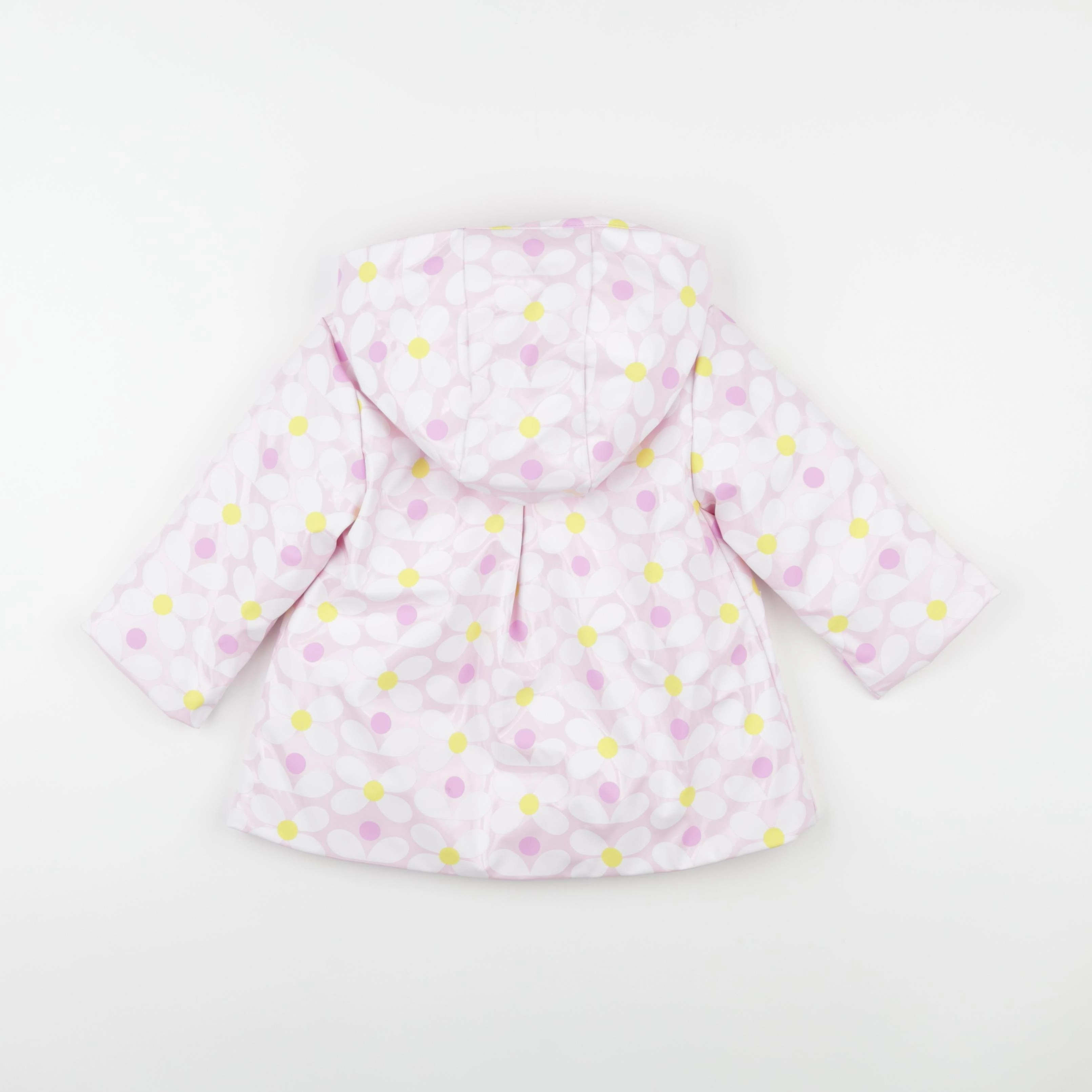 Jacadi - imperméable rose, blanc - 24 mois