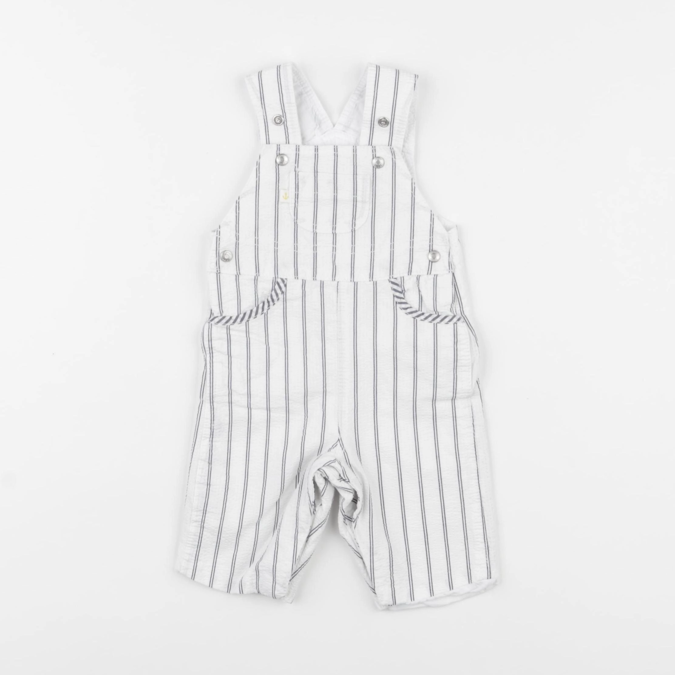 Jacadi - salopette blanc, bleu - 3 mois