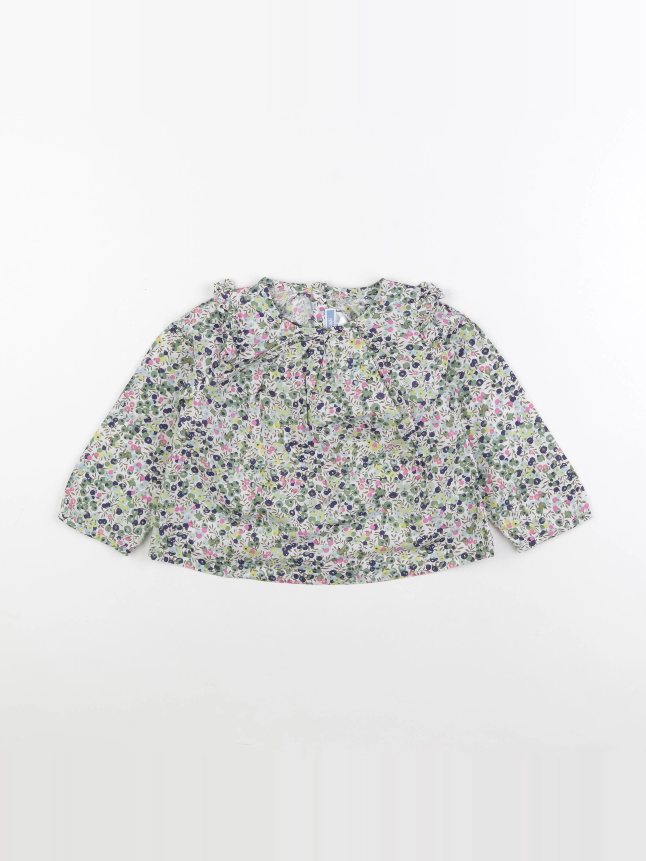 Jacadi - blouse liberty multicolore - 24 mois