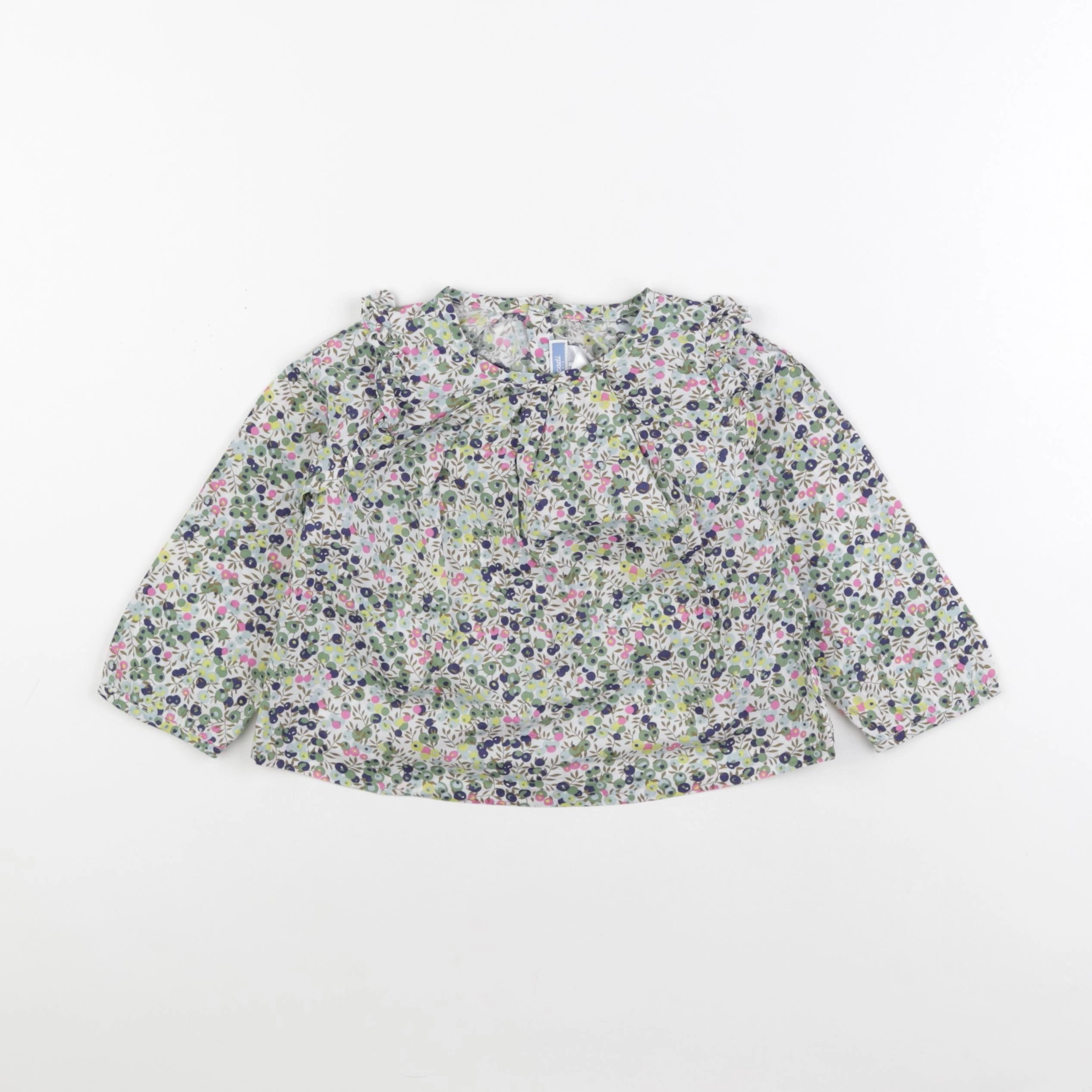 Jacadi - blouse liberty multicolore - 24 mois