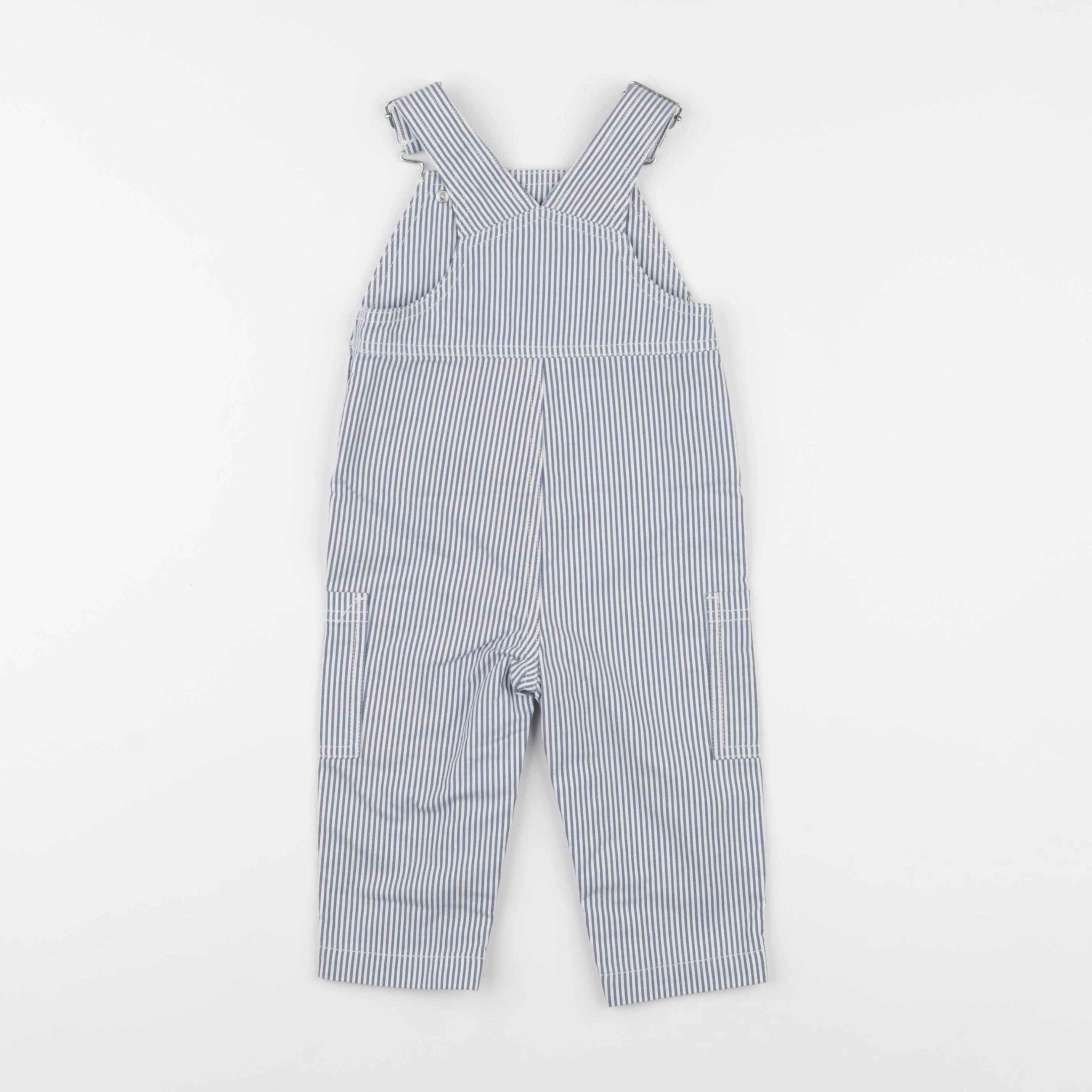 Jacadi - salopette blanc, bleu - 12 mois
