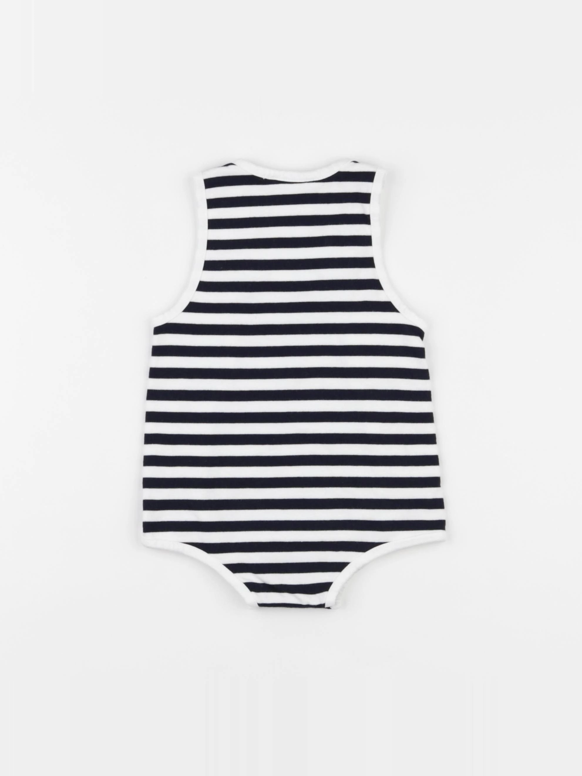 Jacadi - salopette blanc, bleu - 6 mois