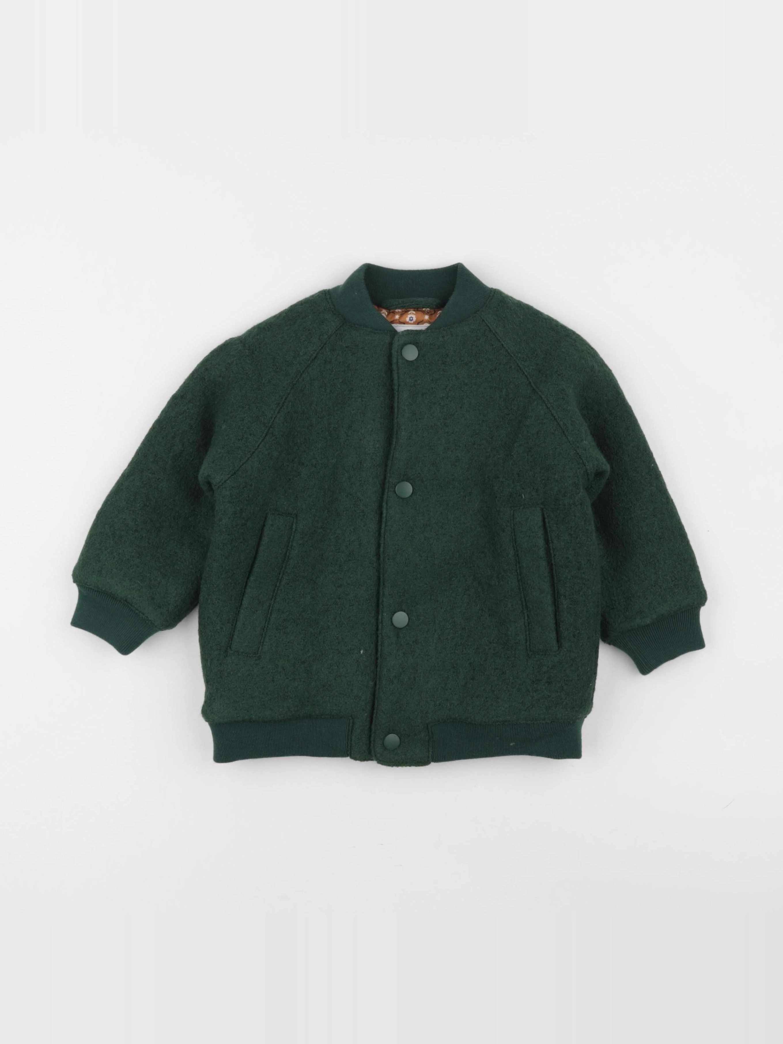 Vertbaudet - veste vert - 3 ans
