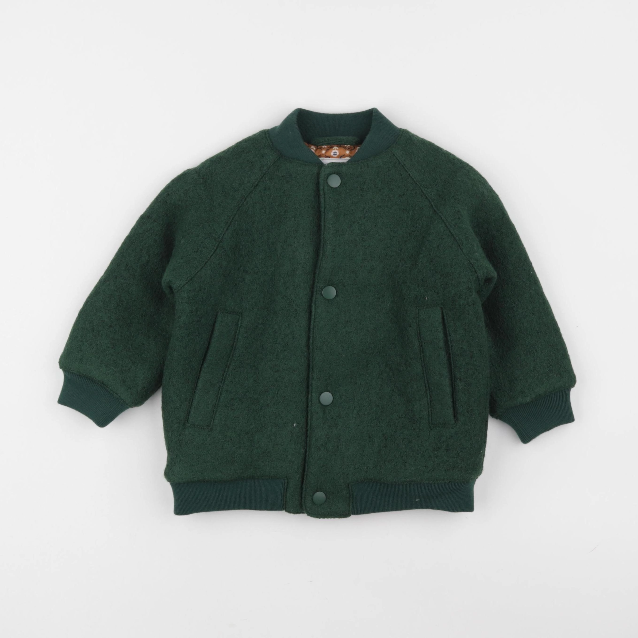 Vertbaudet - veste vert - 3 ans