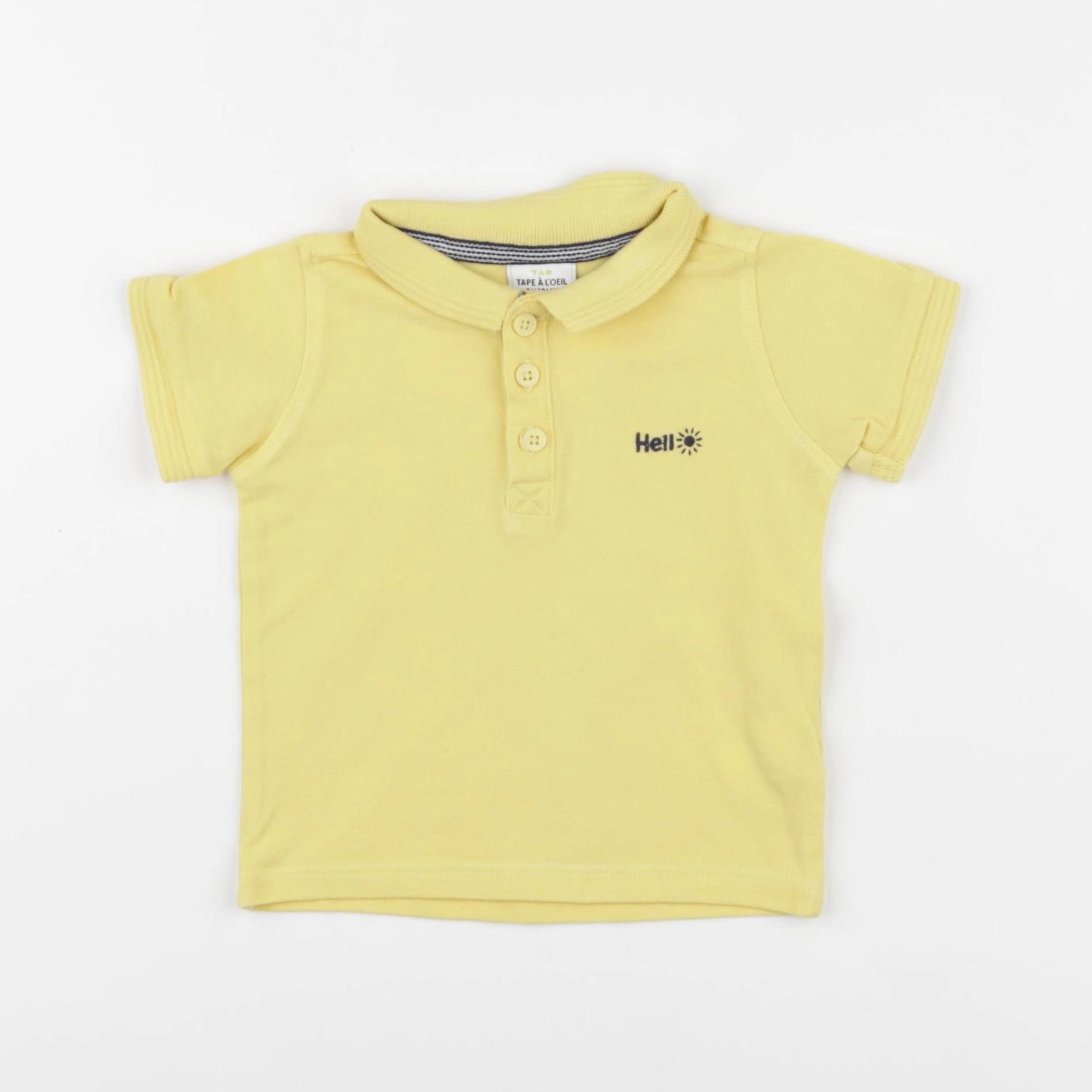 Tape à l'oeil - polo jaune - 9 mois