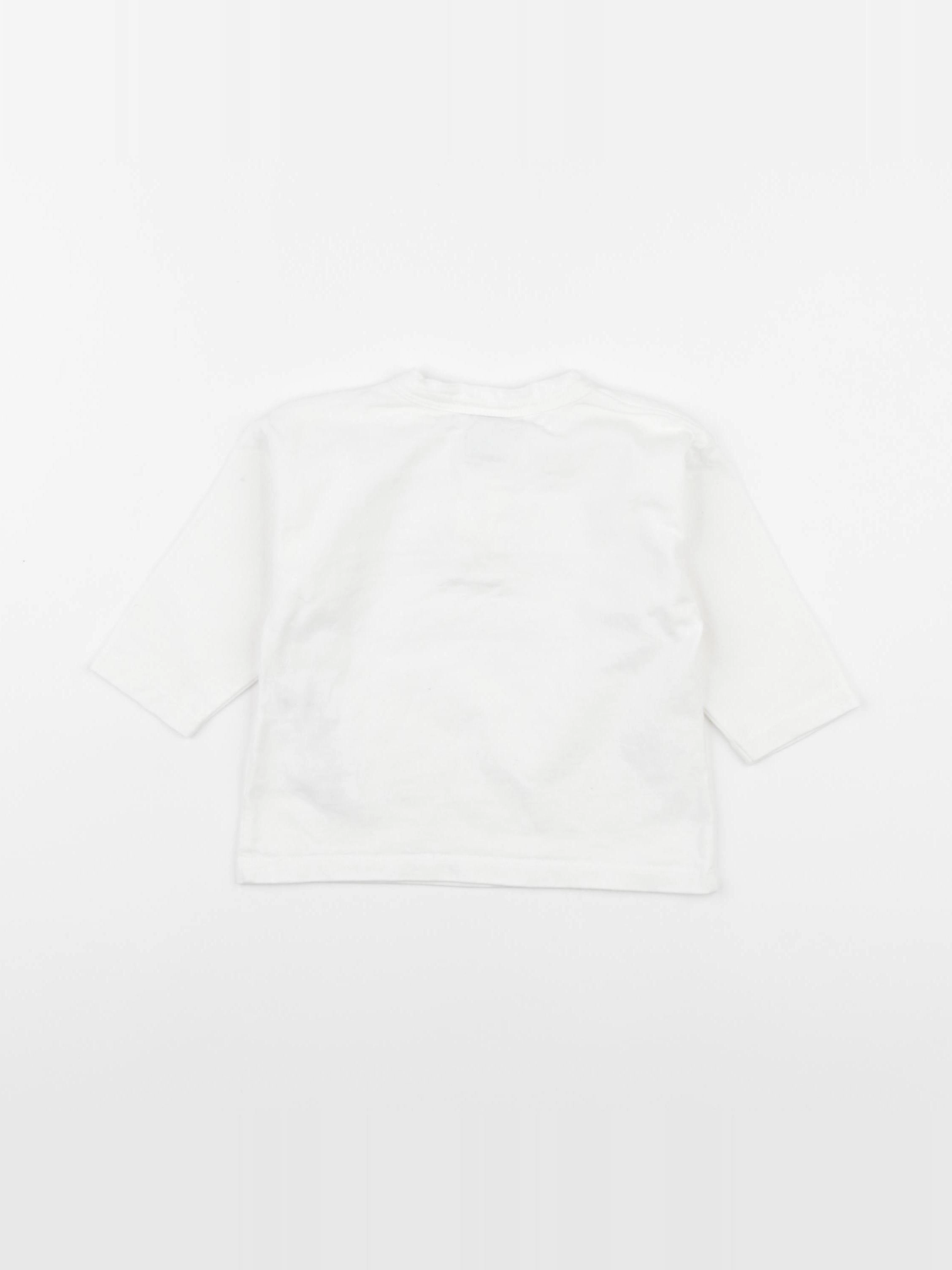 Petit Bateau - tee-shirt blanc - 6 mois