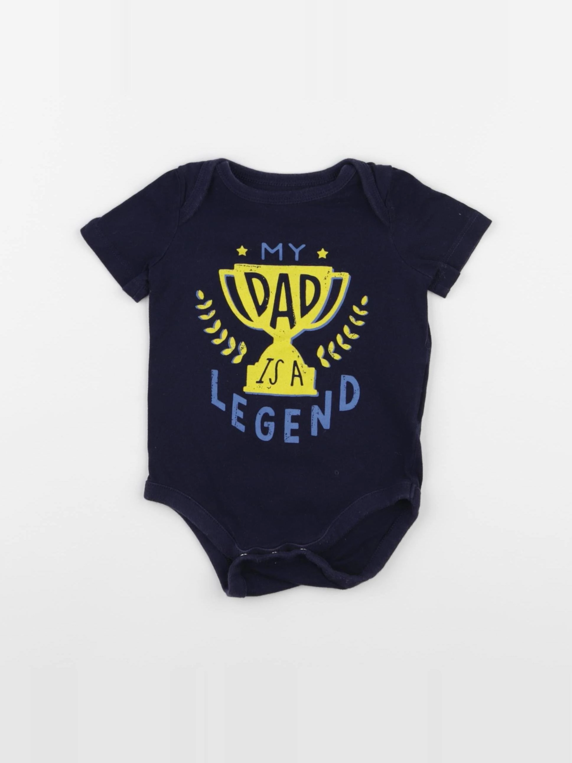 GAP - body bleu - 3/6 mois