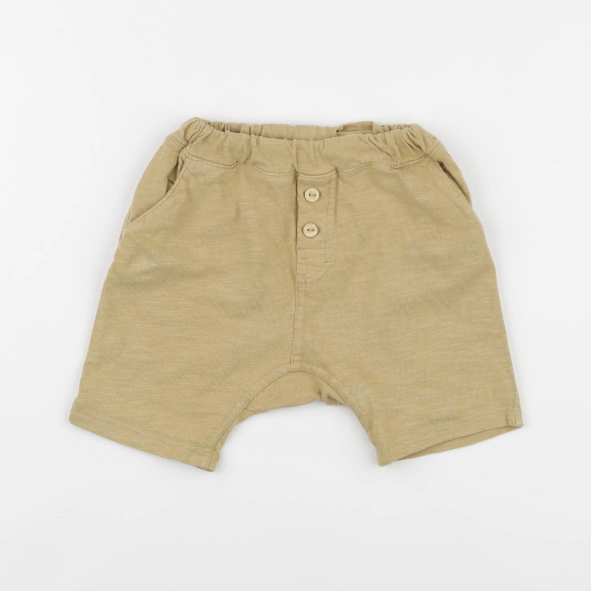 H&M - short beige - 12/18 mois
