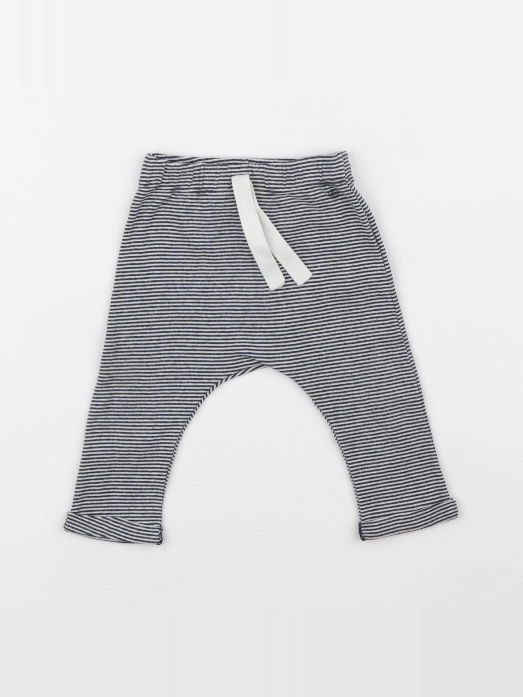 Petit Bateau - legging bleu - 6 mois