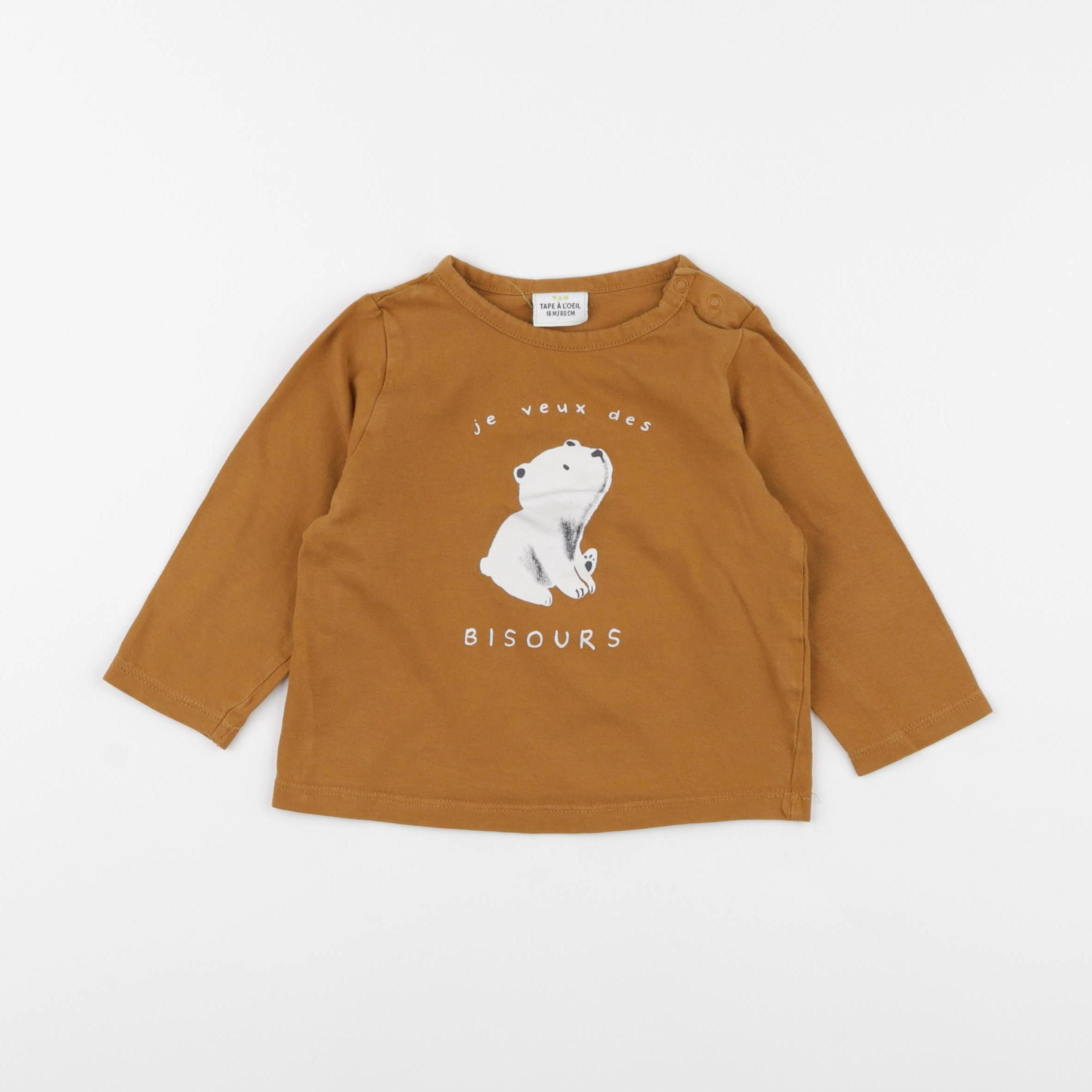 Tape à l'oeil - tee-shirt marron - 18 mois