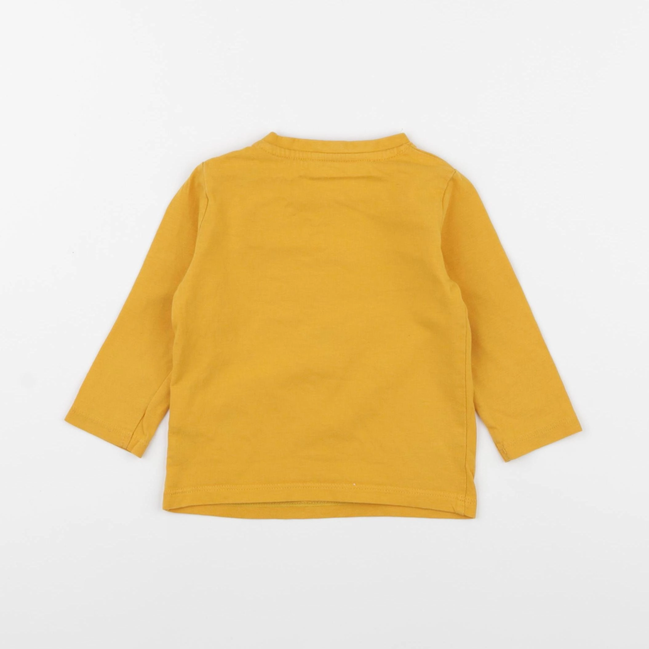 Vertbaudet - tee-shirt jaune - 9 mois