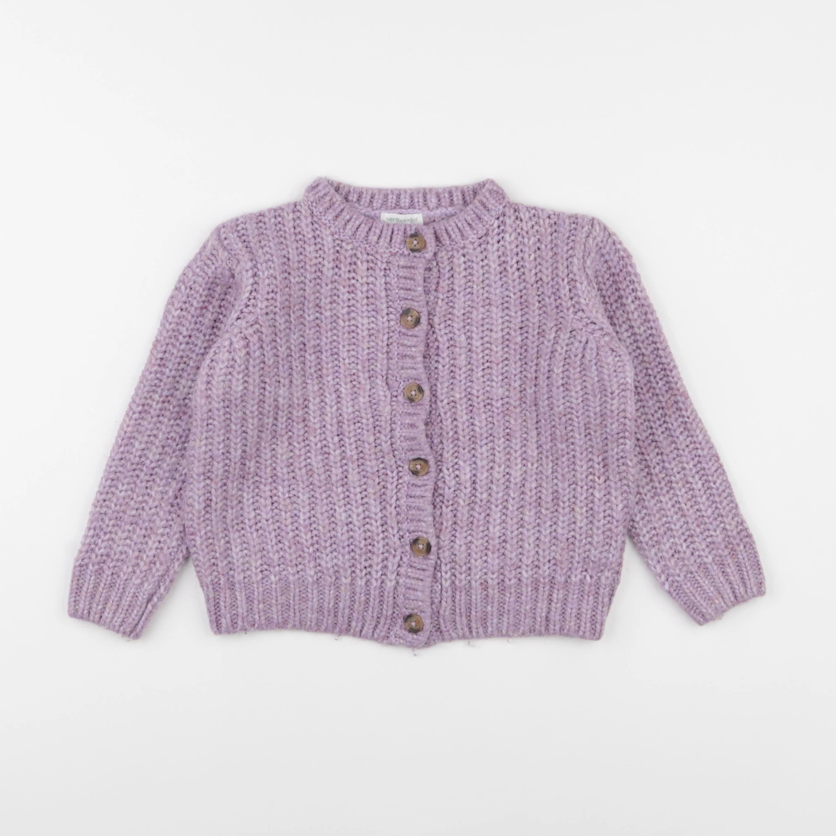 Vertbaudet - gilet violet - 5 ans