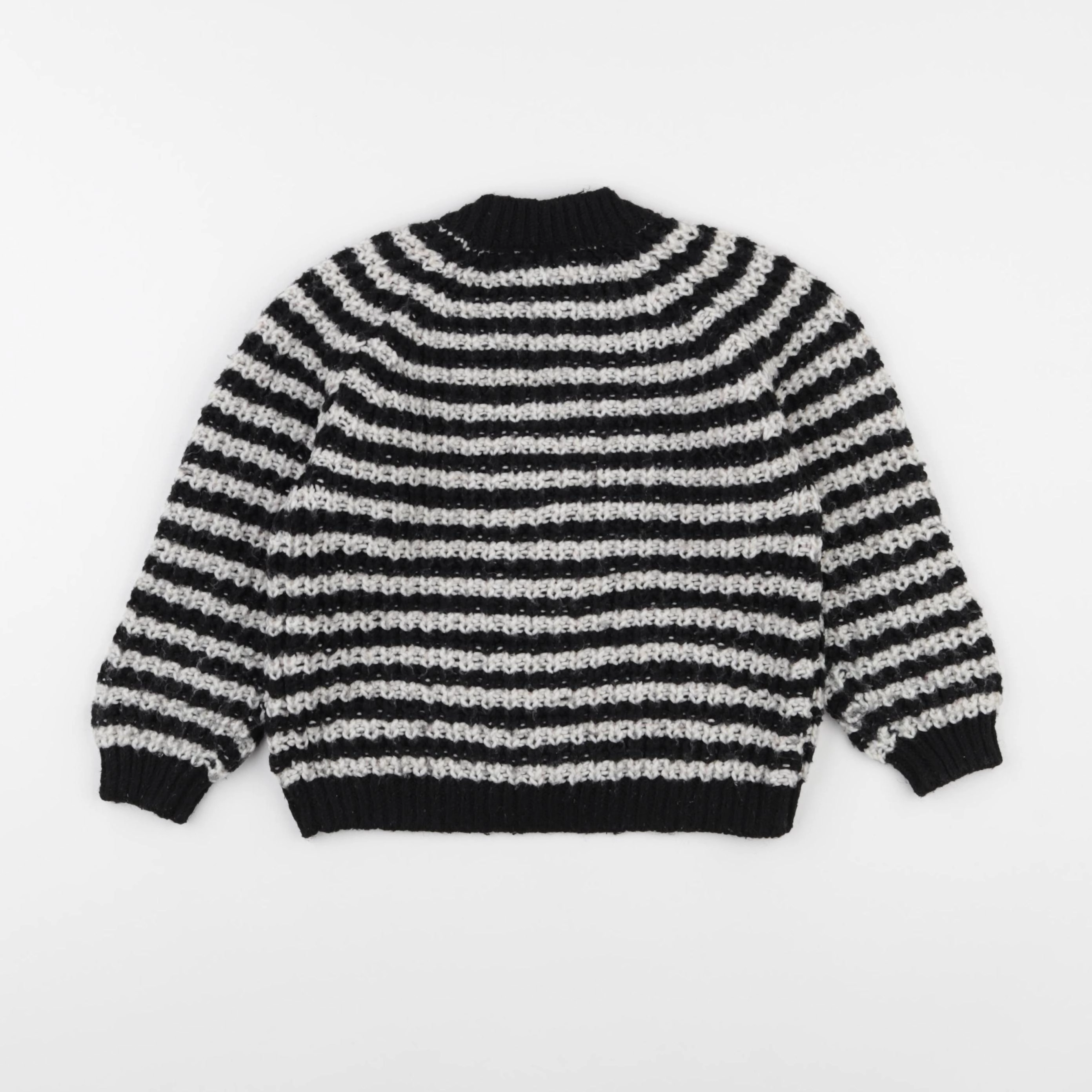 Zara - gilet blanc, noir - 3/4 ans