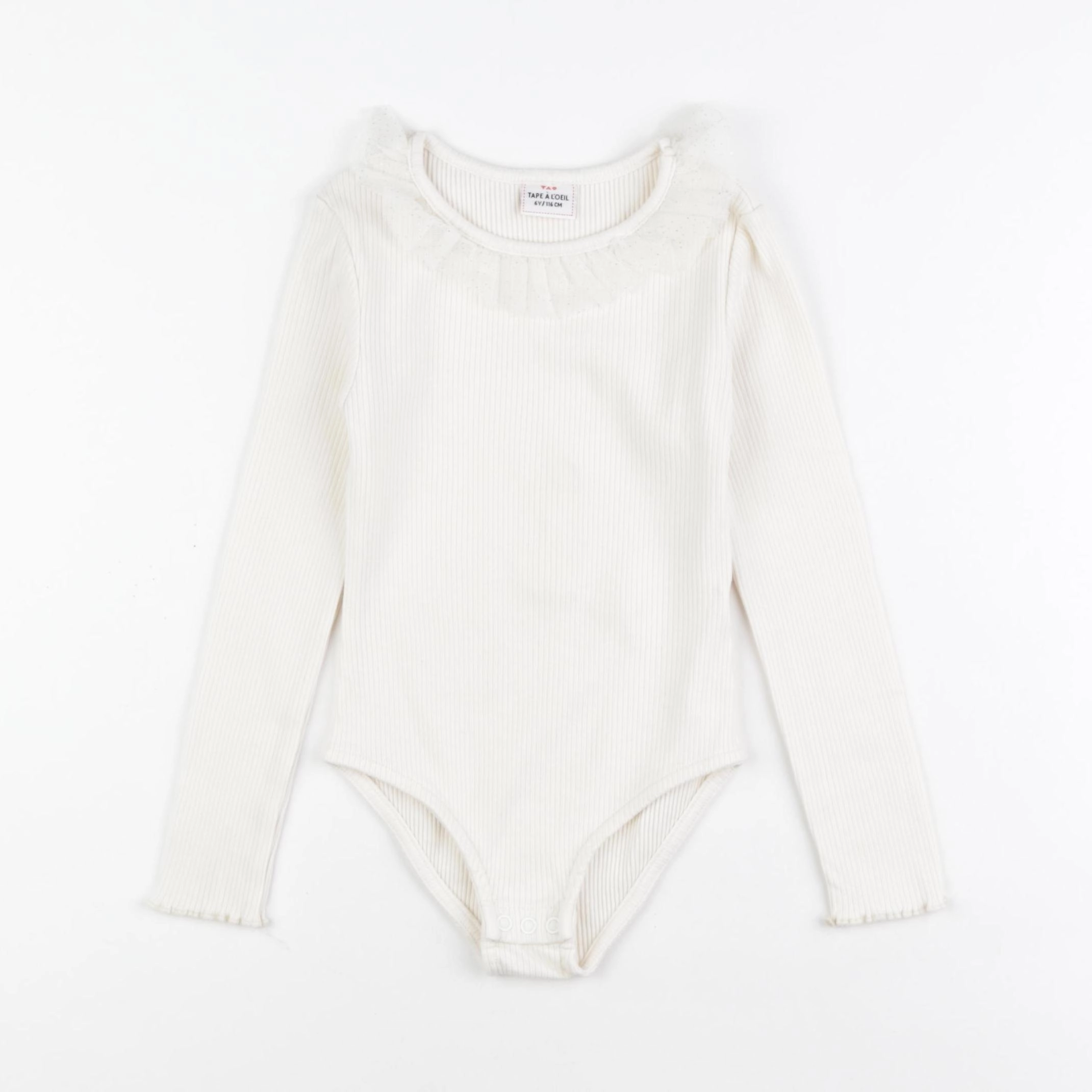 Tape à l'oeil - body tee-shirt beige - 6 ans