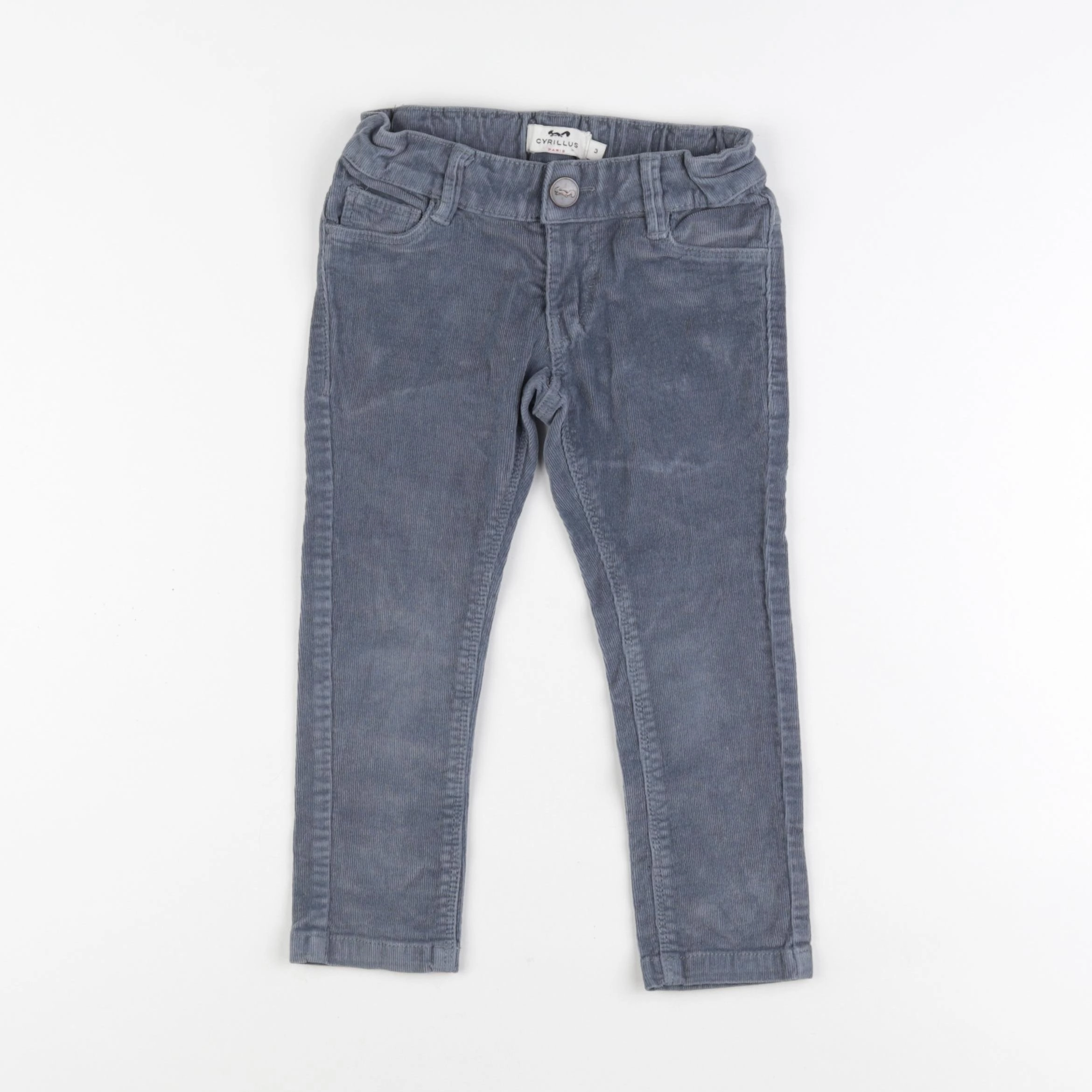 Cyrillus - pantalon bleu - 3 ans