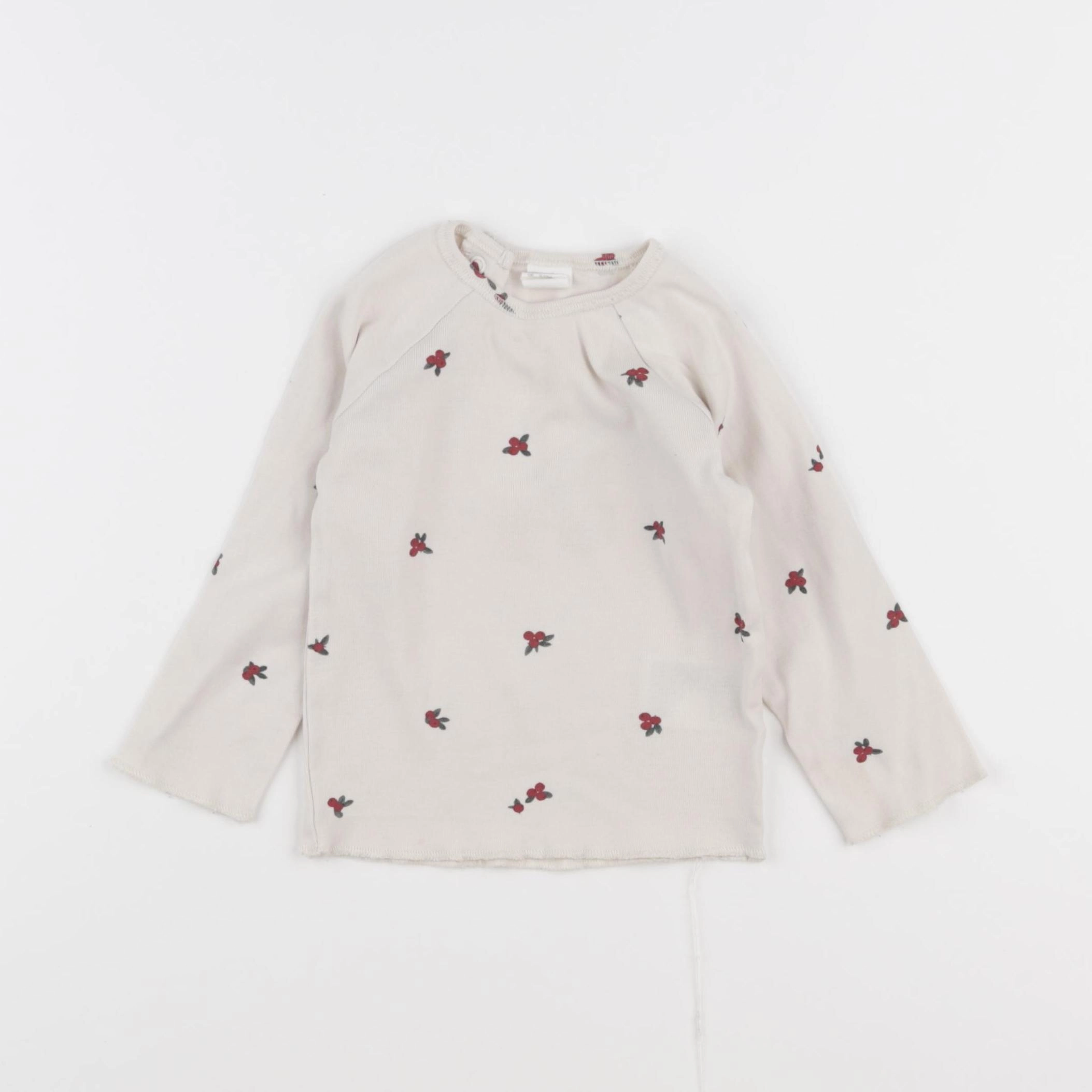 H&M - tee-shirt beige - 9/12 mois