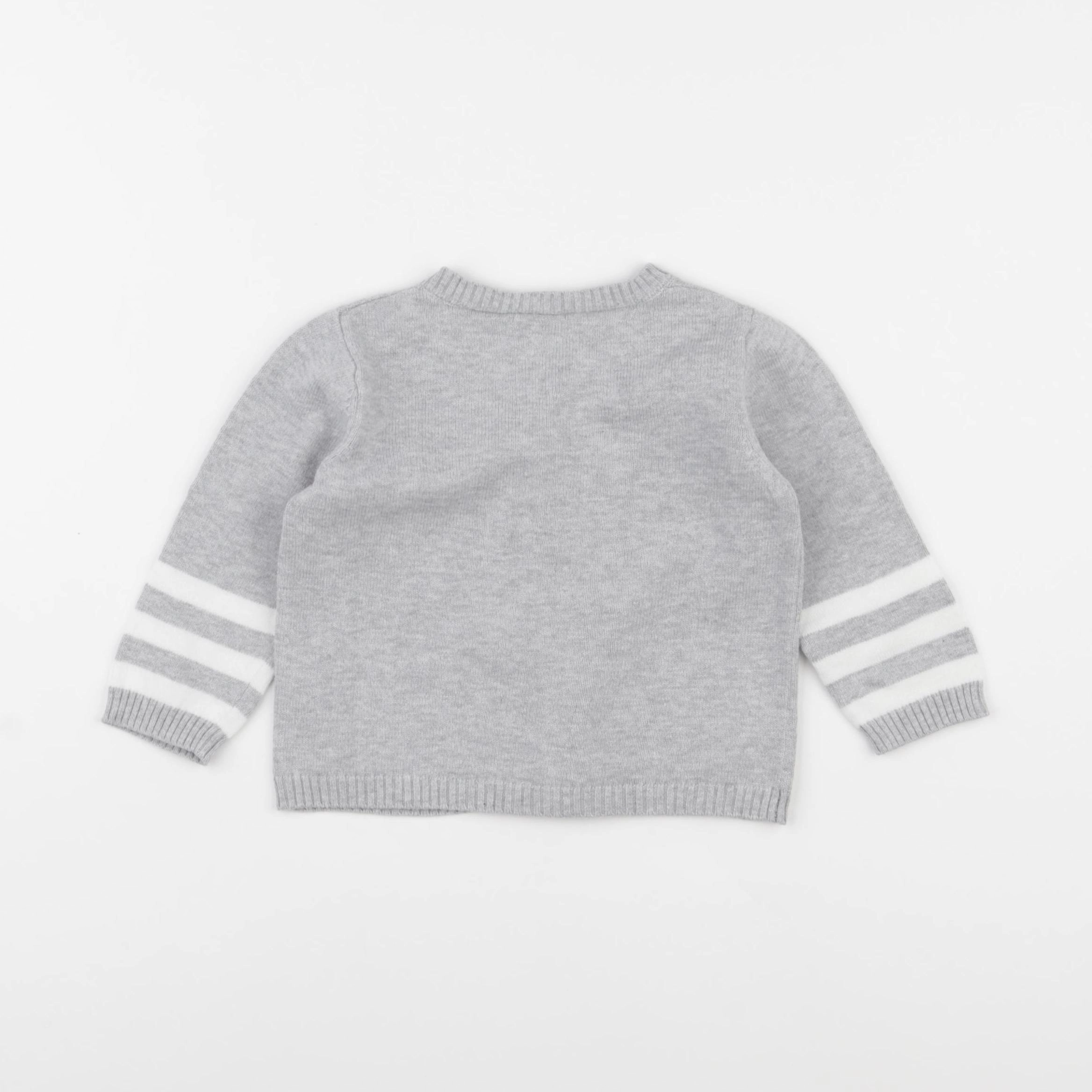 Boutchou - gilet gris - 9 mois