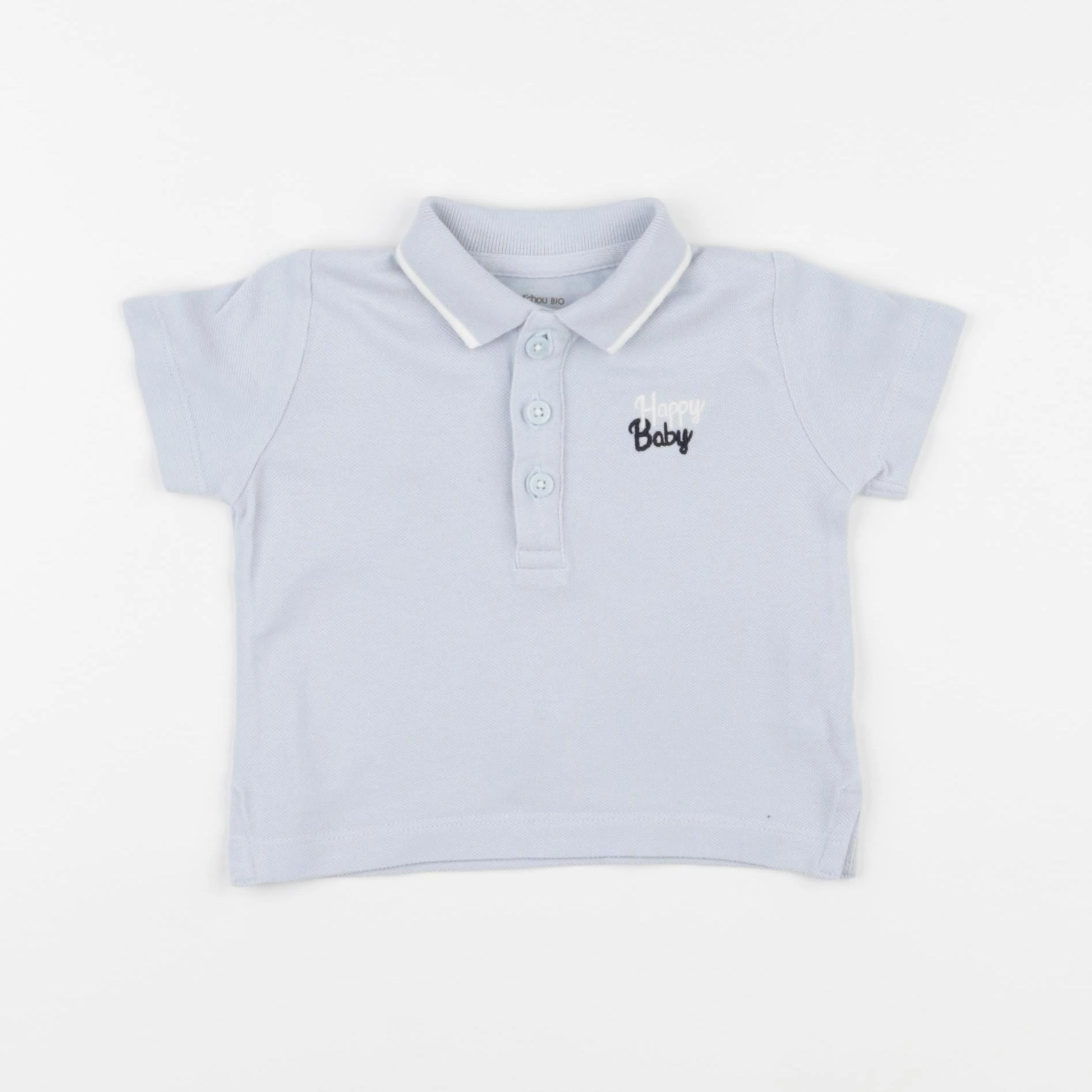 Boutchou - polo bleu - 6 mois