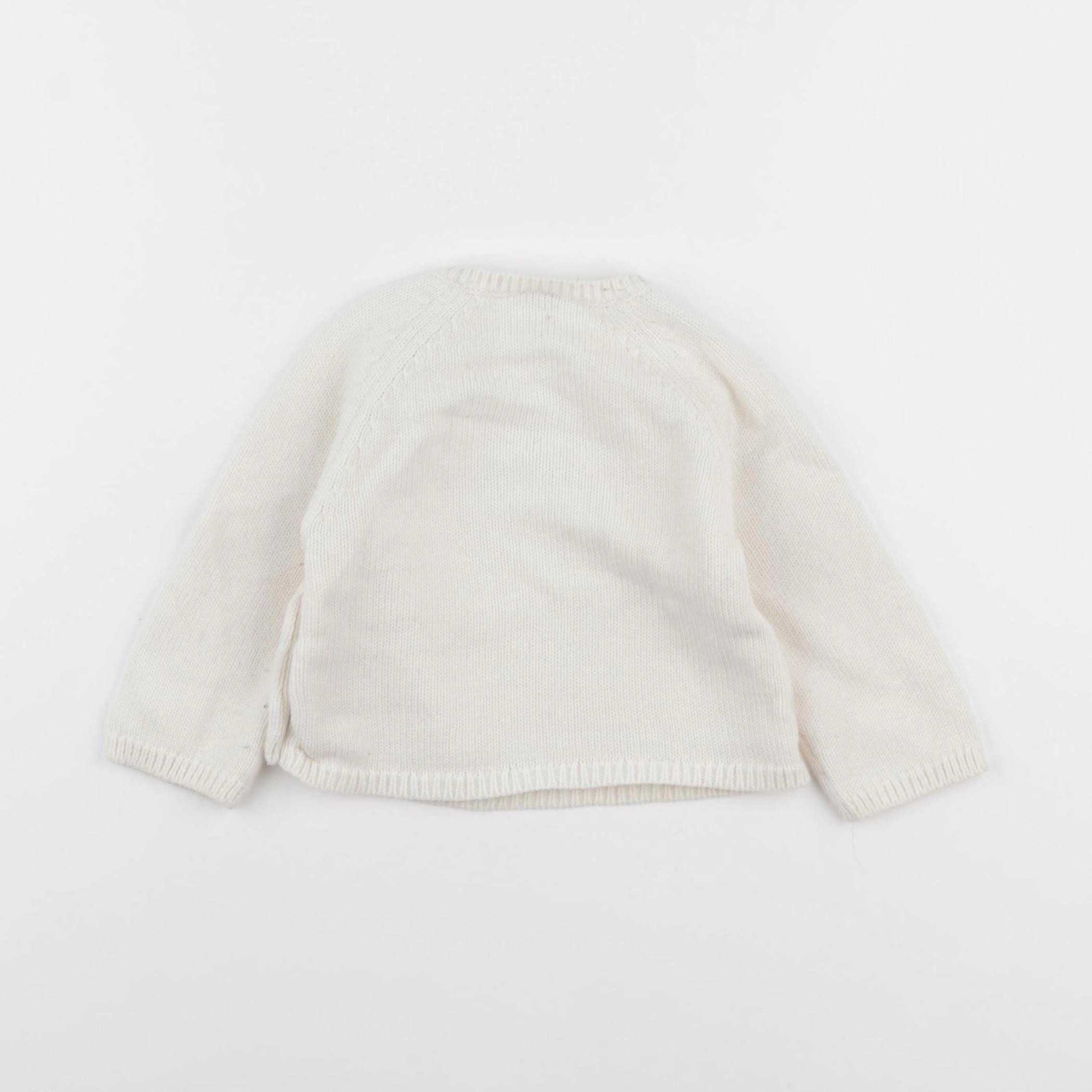 Petit Bateau - pull beige - 12 mois