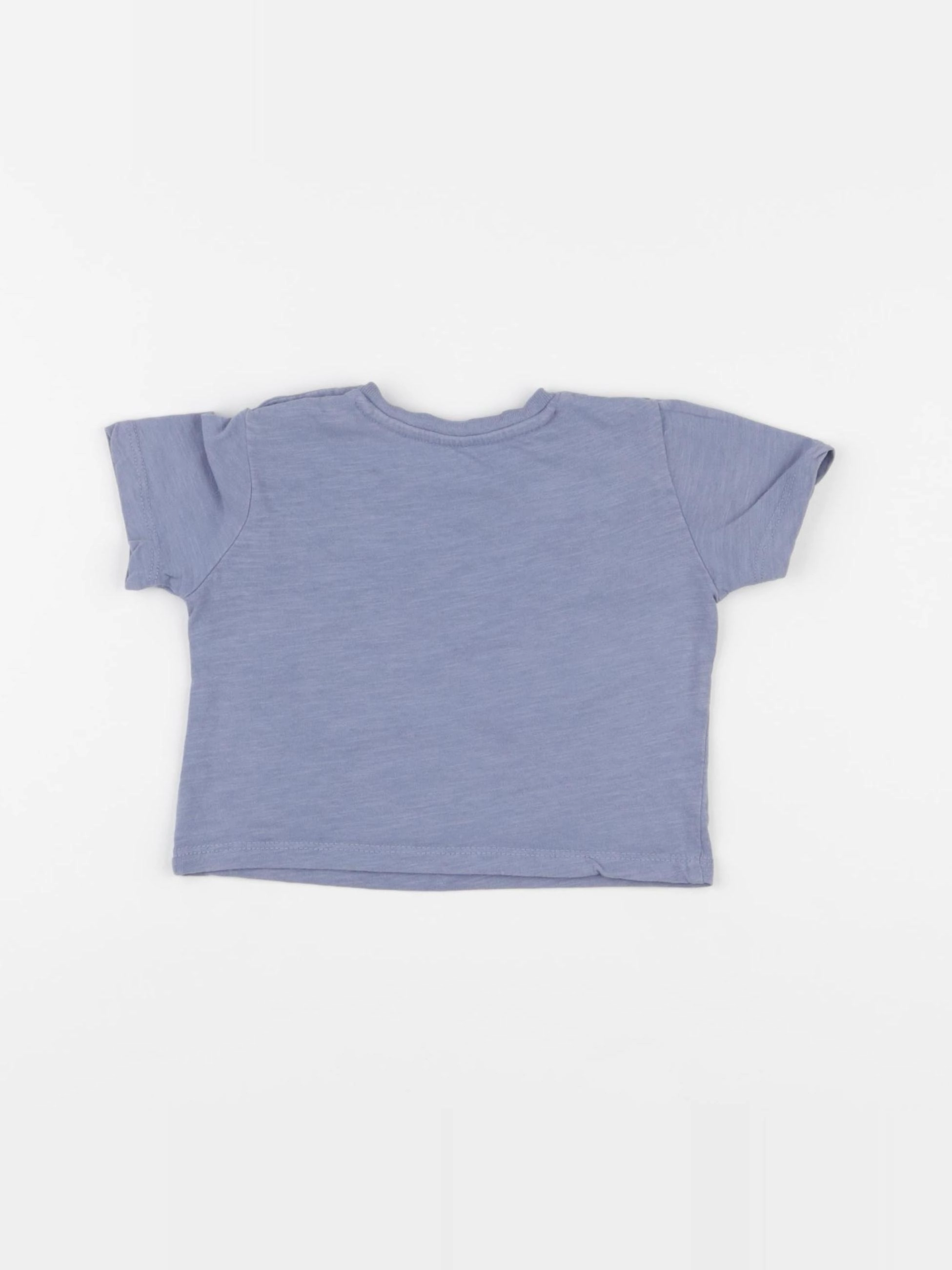 Boutchou - tee-shirt bleu - 6 mois