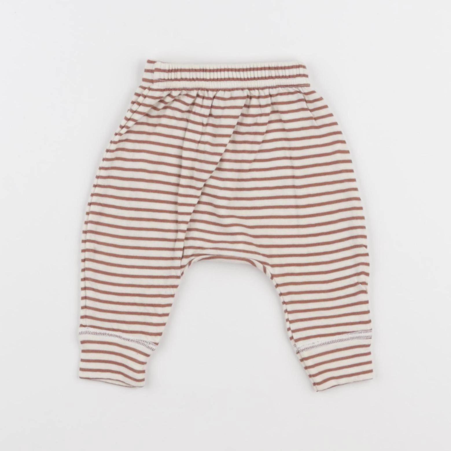 Petit Bateau - sarouel marron - 1 mois
