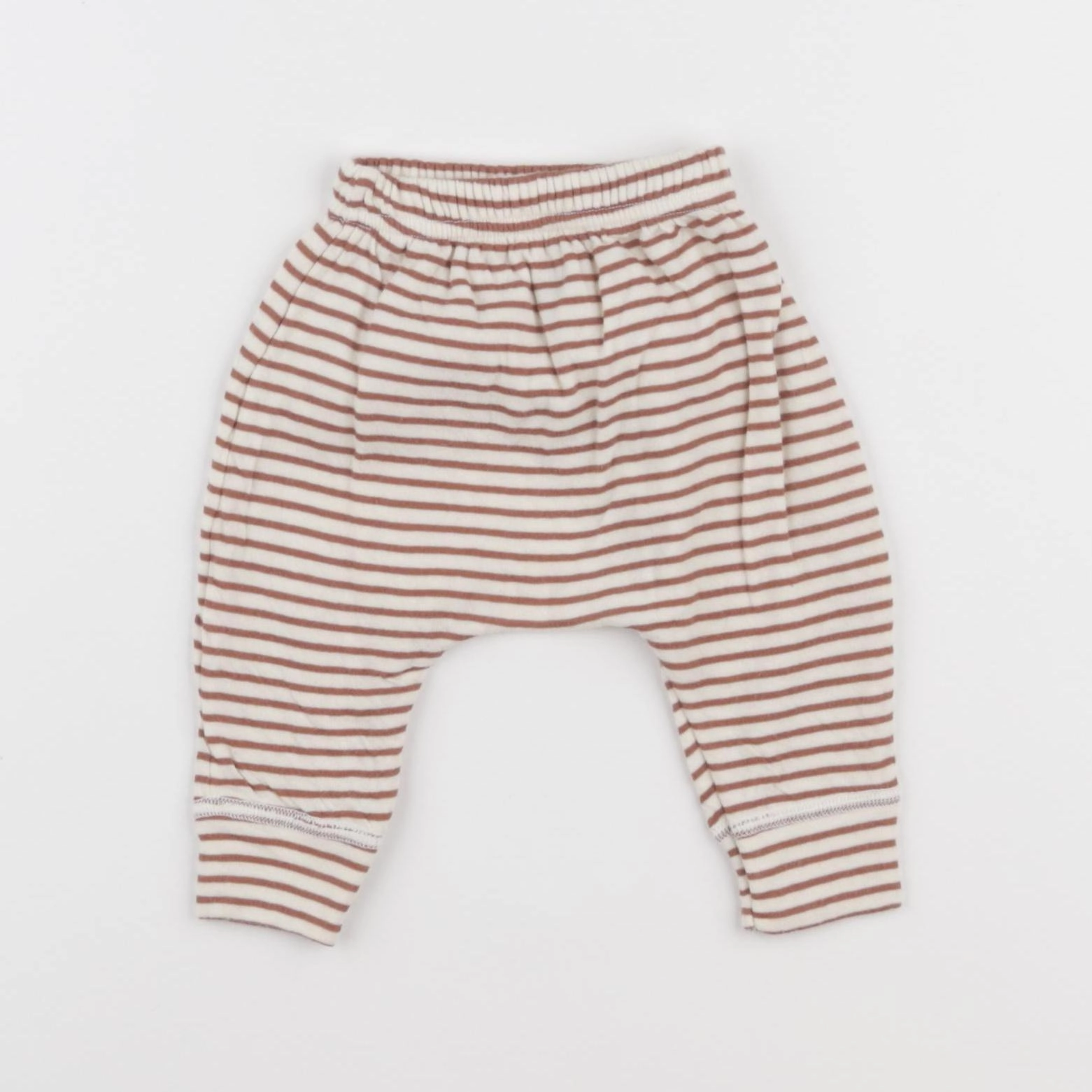 Petit Bateau - sarouel marron - 1 mois
