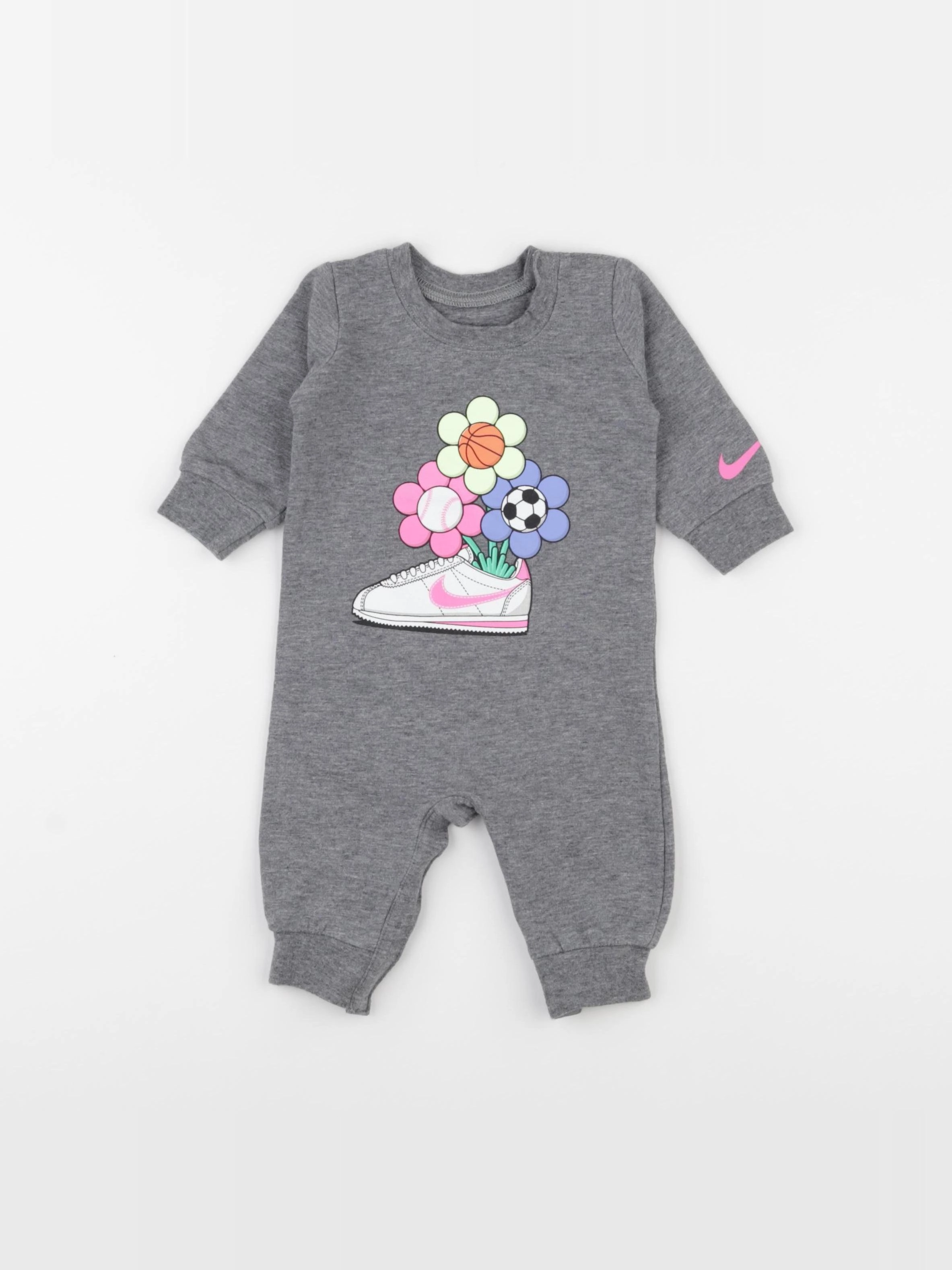 Nike - combinaison gris - 3 mois