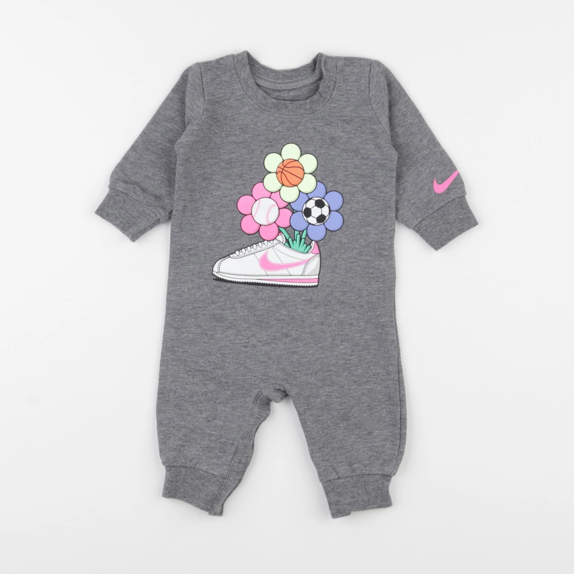 Nike - combinaison gris - 3 mois