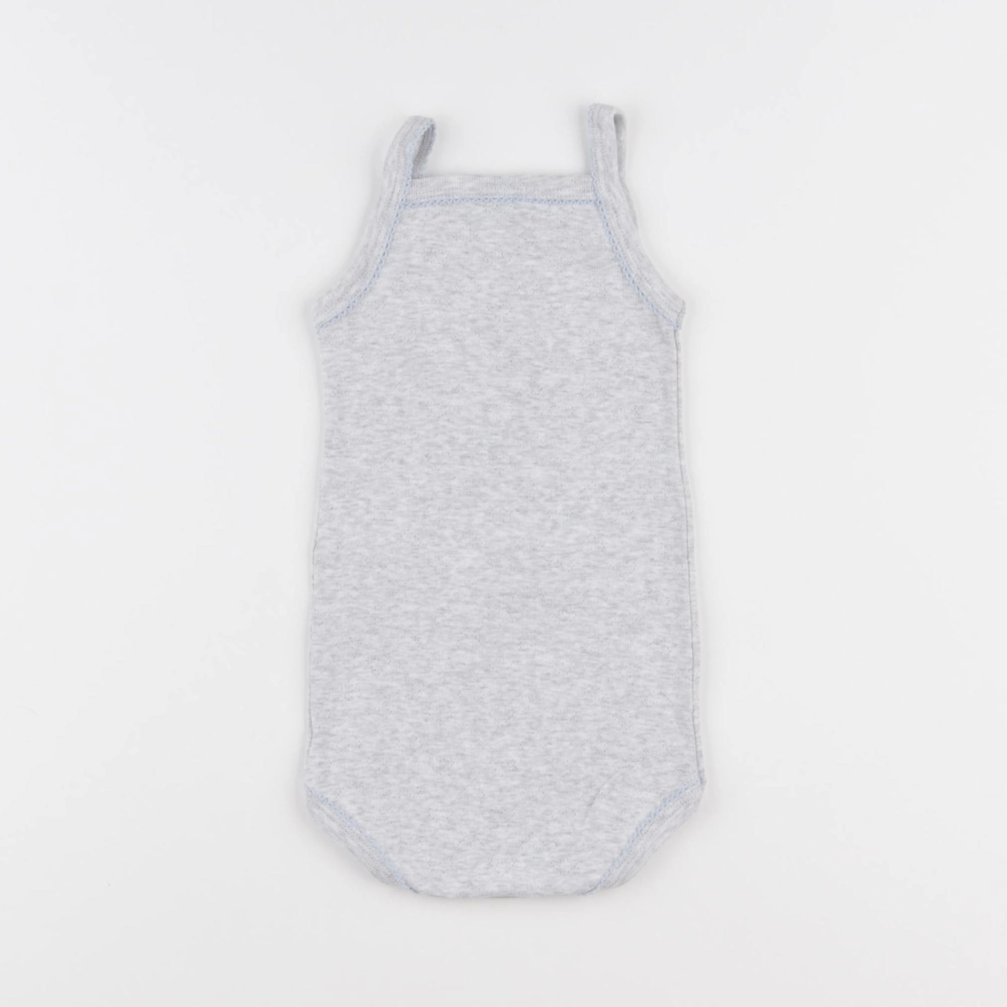 Petit Bateau - body gris - 12 mois