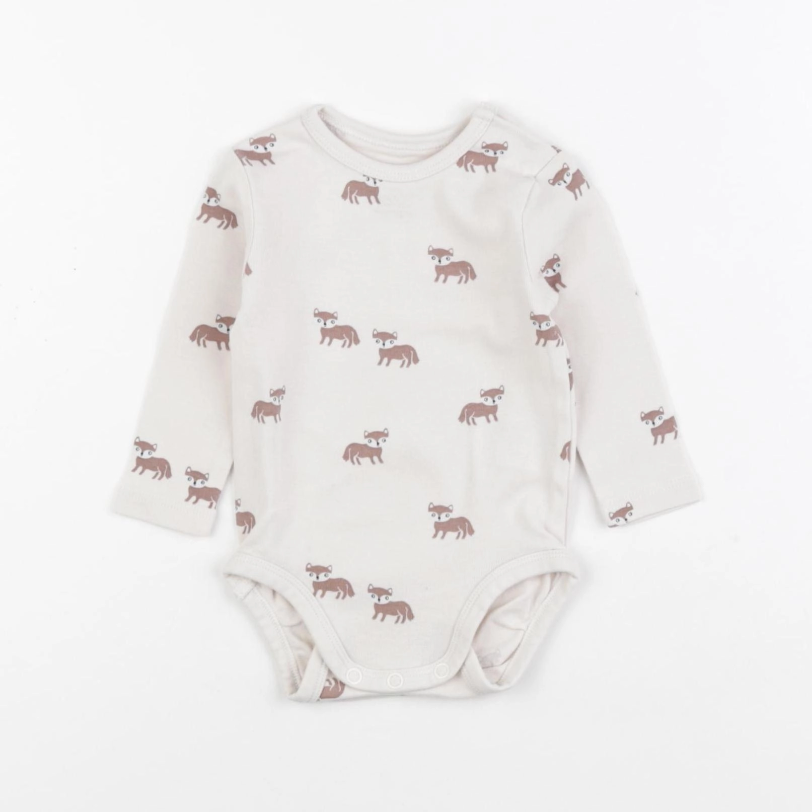 H&M - body marron - 3 mois