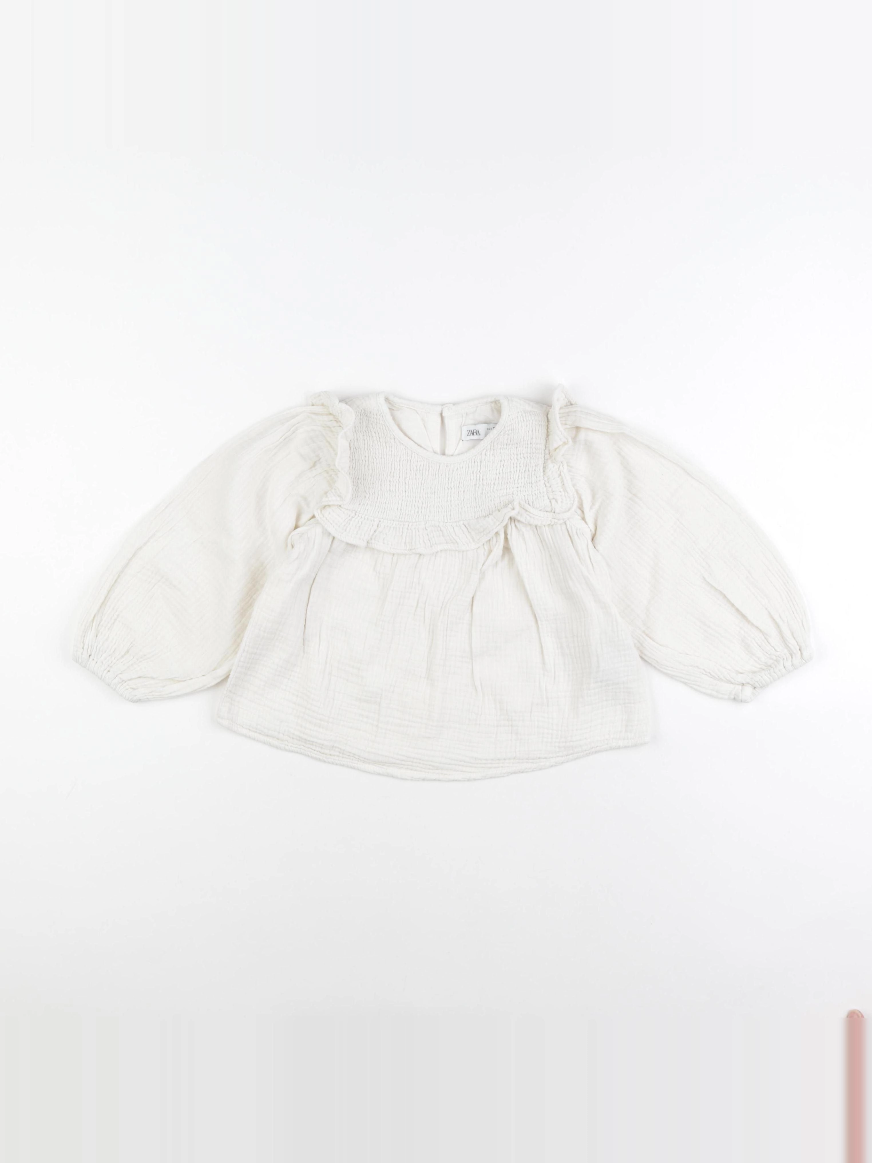 Zara - blouse beige - 3/4 ans