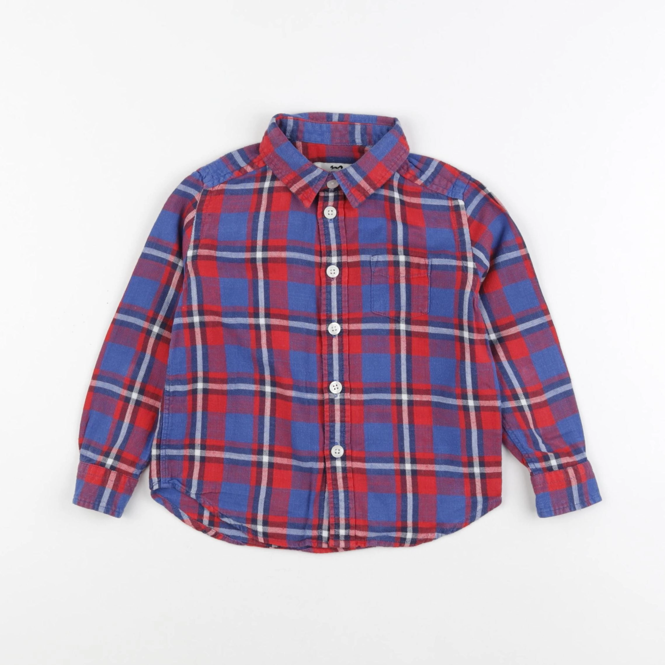 Cyrillus - chemise rouge - 3 ans