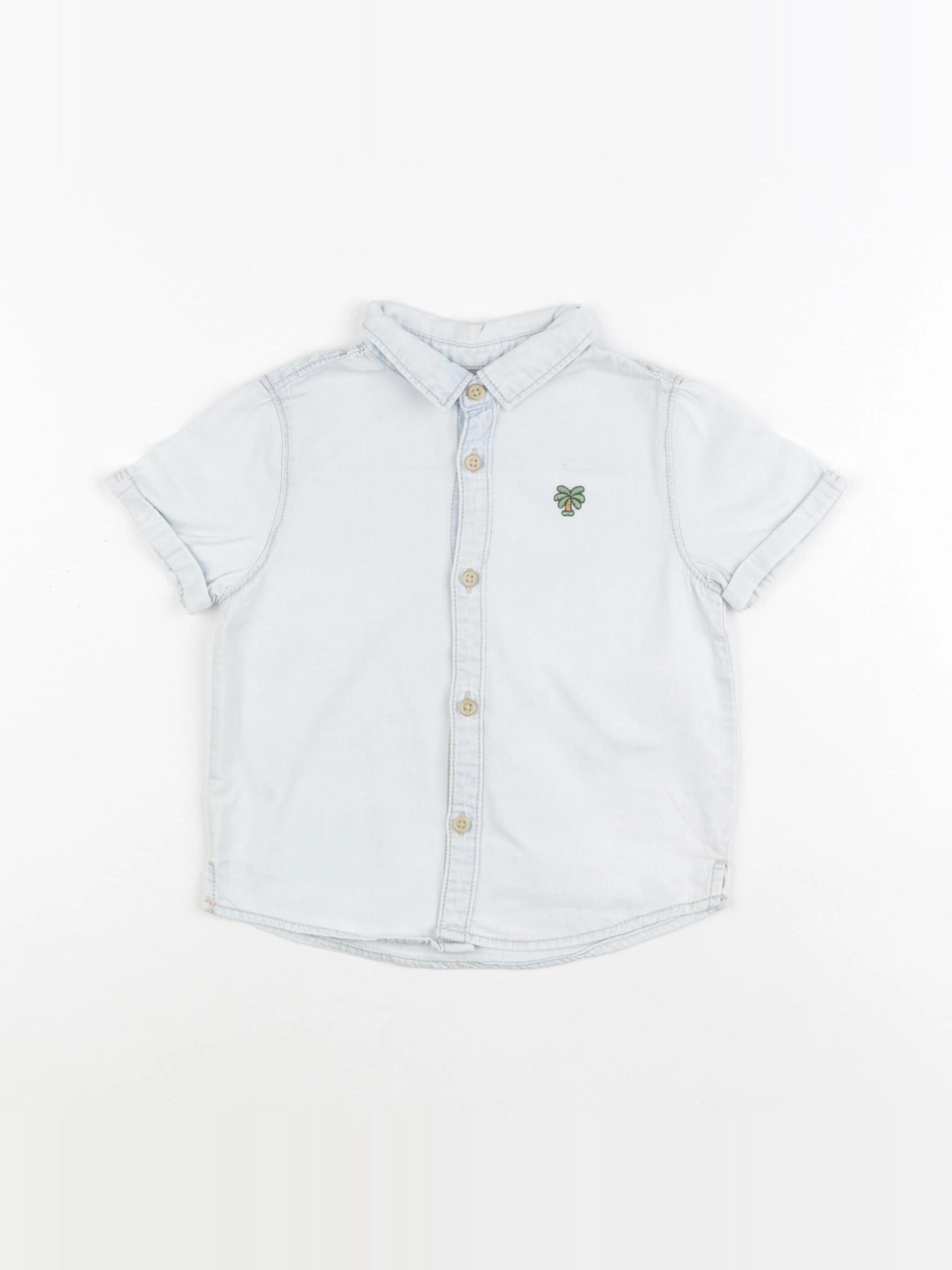 Zara - chemise bleu - 12/18 mois