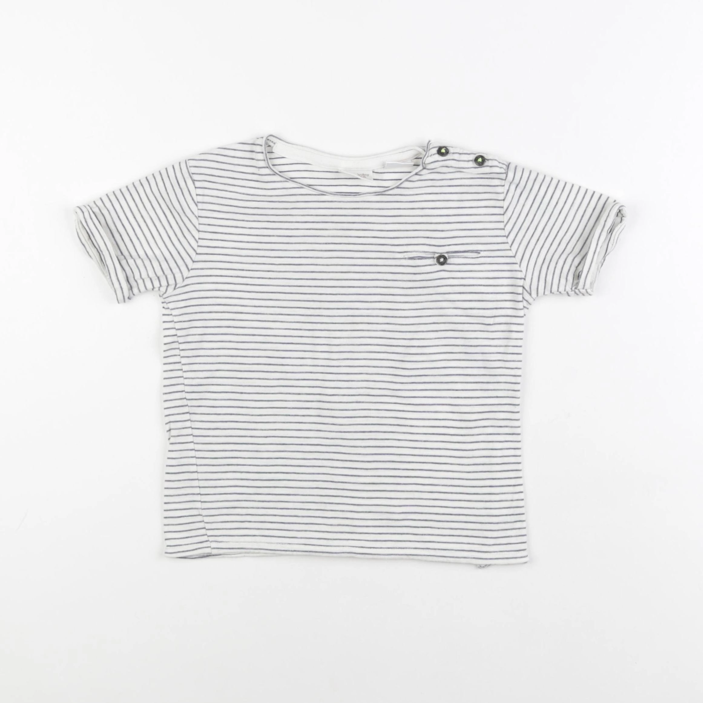 Zara - tee-shirt beige - 2/3 ans
