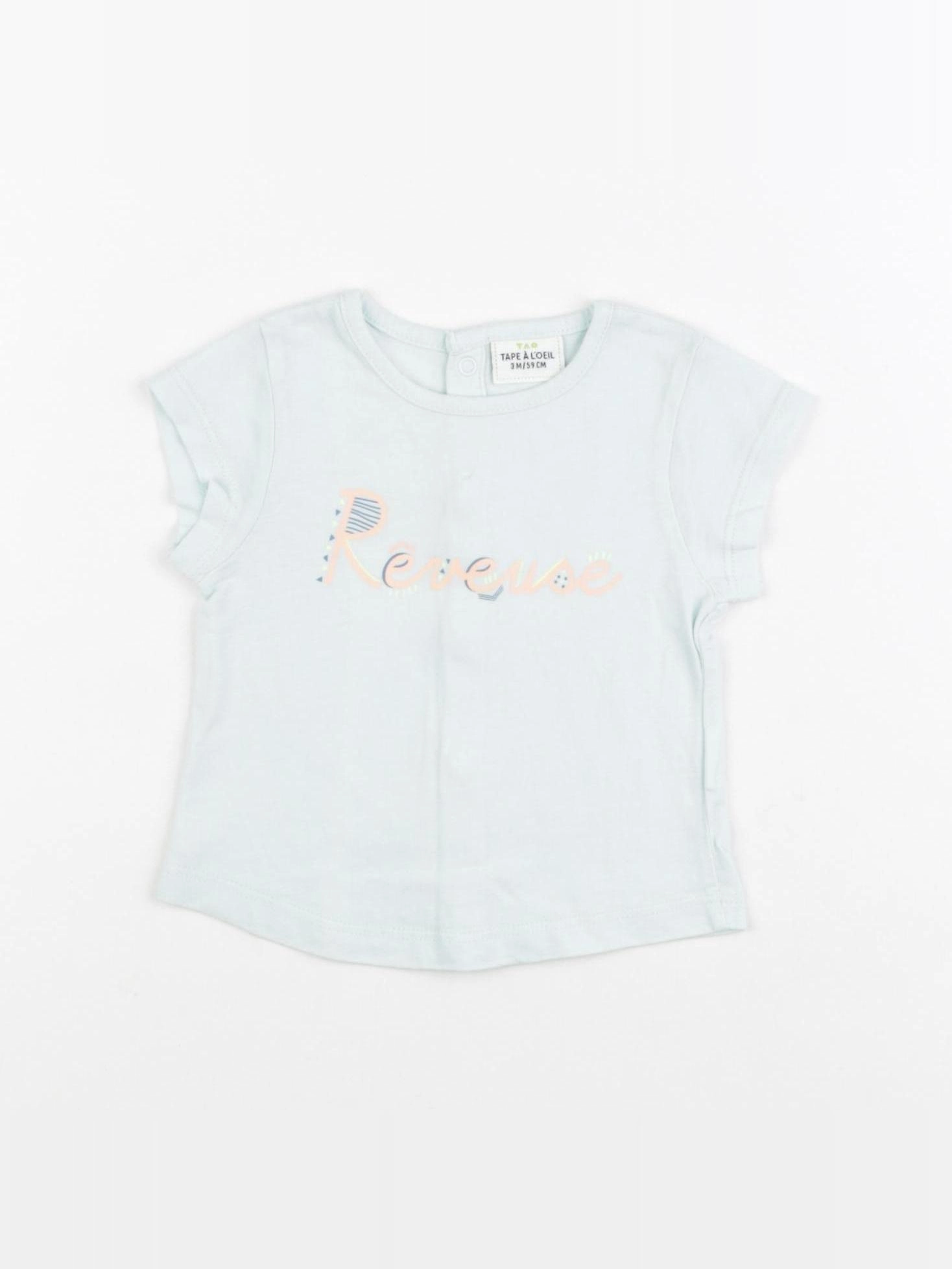 Tape à l'oeil - tee-shirt bleu - 3 mois